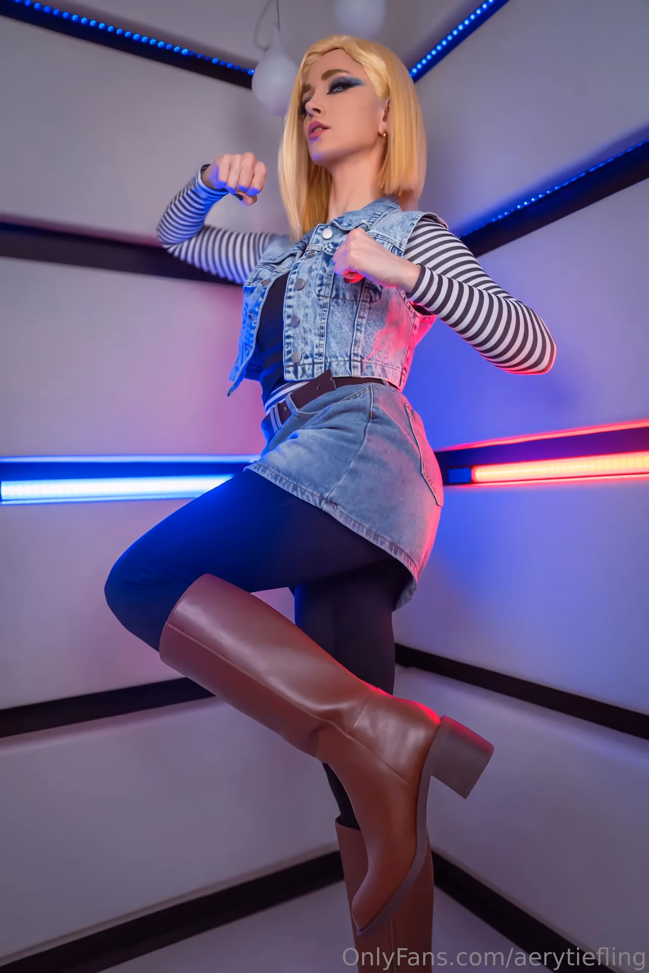 Aery Tiefling as Android 18 — cosplay photo 5 of 63