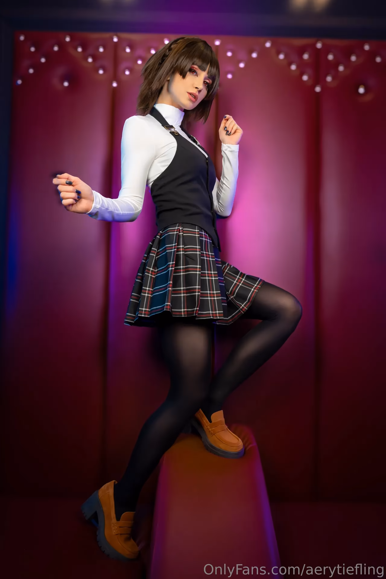 Aery Tiefling - Makoto Niijima - Persona 5 - Cosplay Gallery - 70 Images preview
