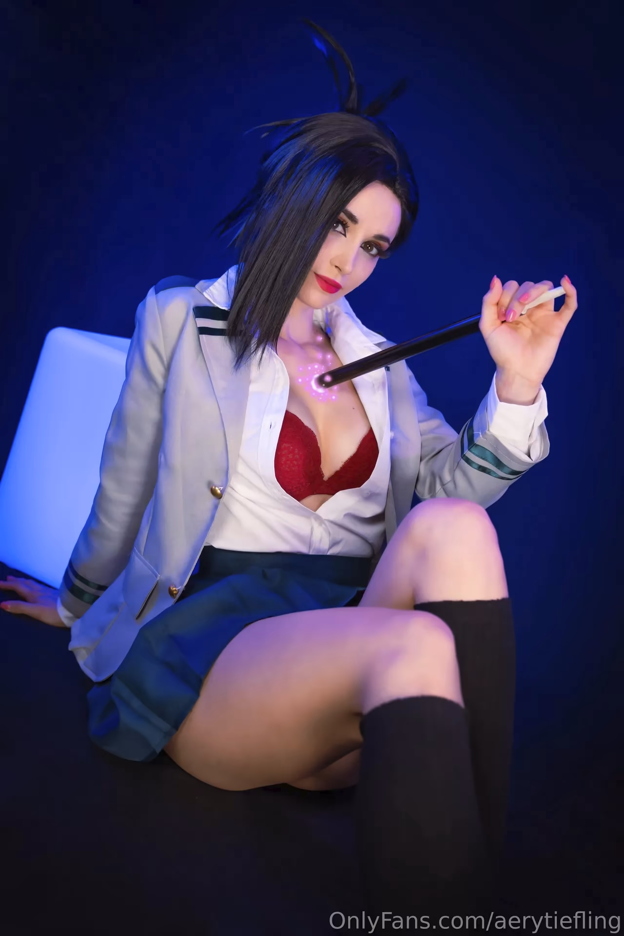 Aery Tiefling as Momo Yaoyorozu — cosplay photo 15 of 32