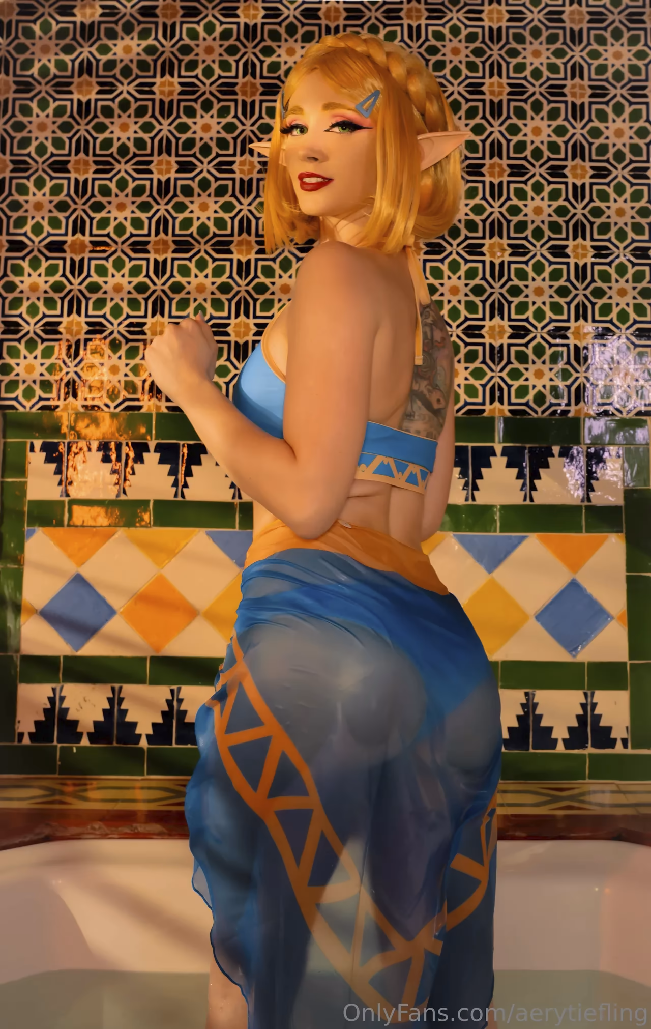 Aery Tiefling as Princess Zelda — cosplay photo 5 of 73