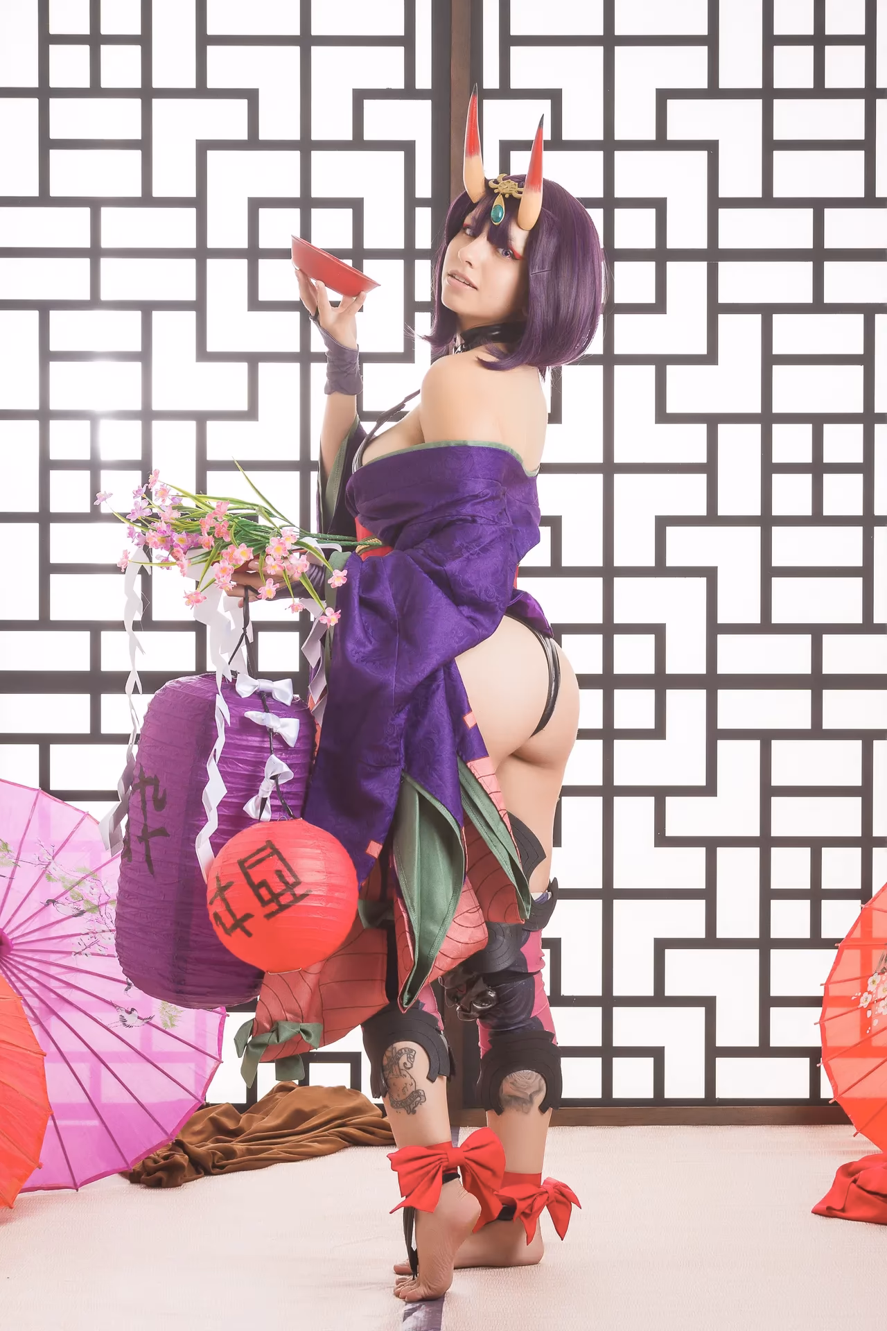 Ale Tanooki as Shuten-Douji — cosplay photo 2 of 46