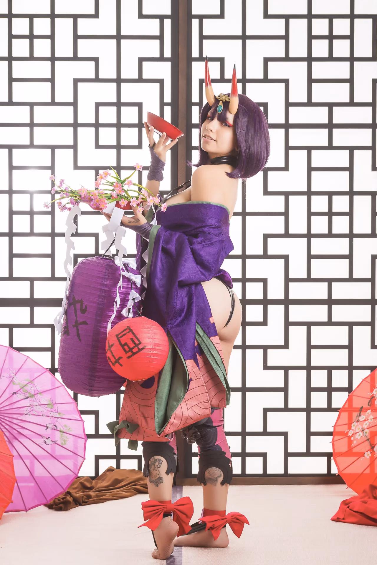 Ale Tanooki as Shuten-Douji — cosplay photo 4 of 46