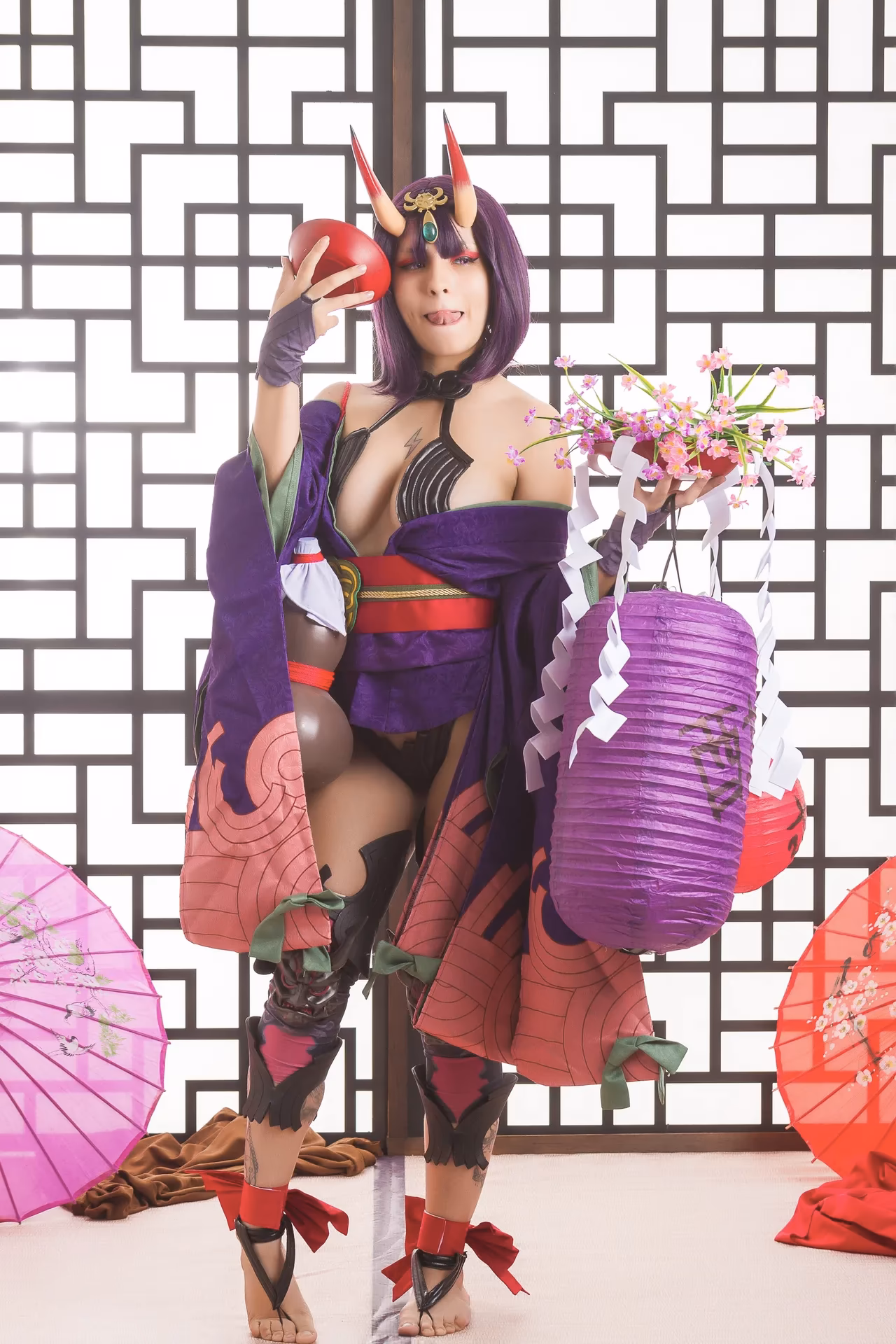 Ale Tanooki as Shuten-Douji — cosplay photo 5 of 46