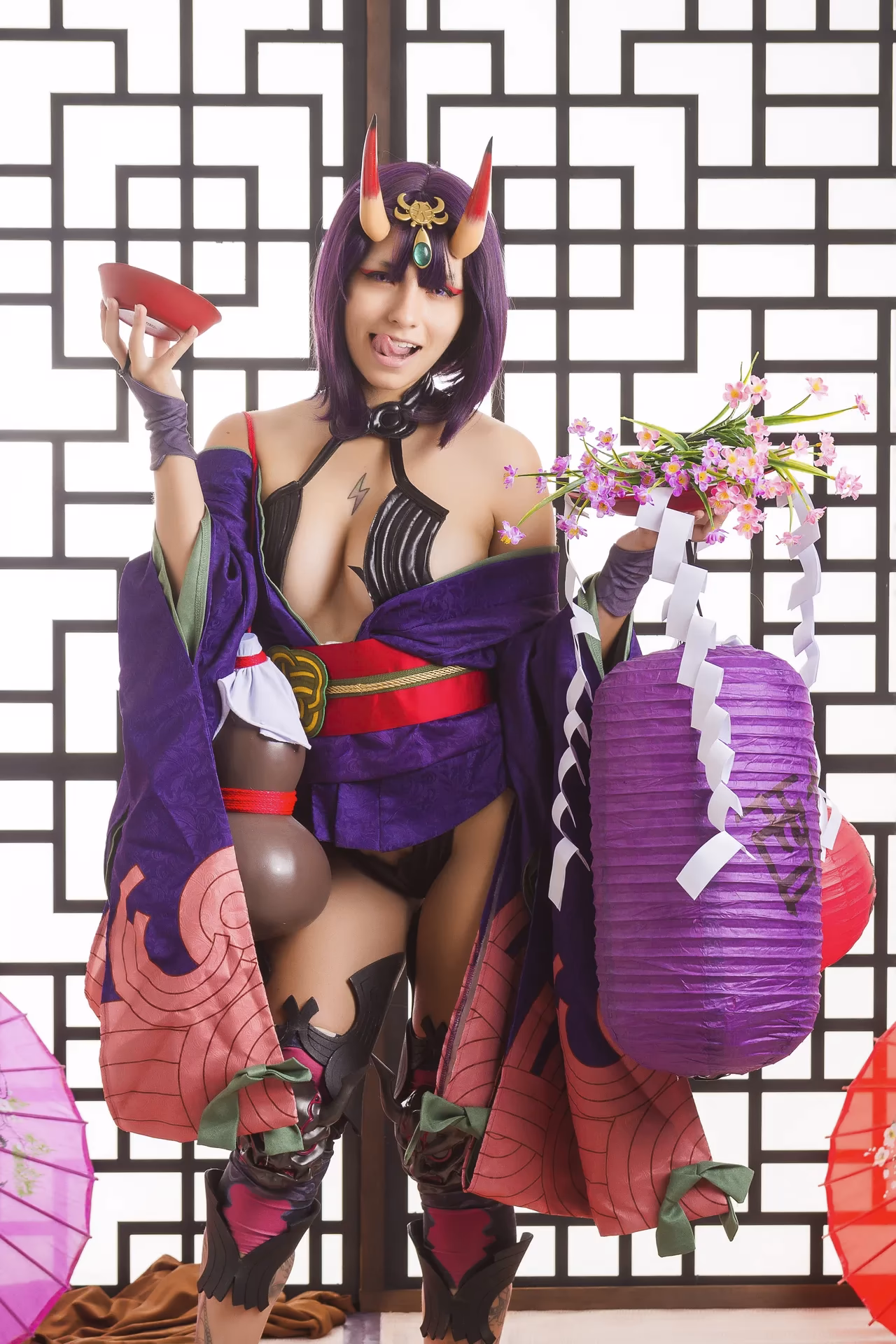 Ale Tanooki as Shuten-Douji — cosplay photo 6 of 46