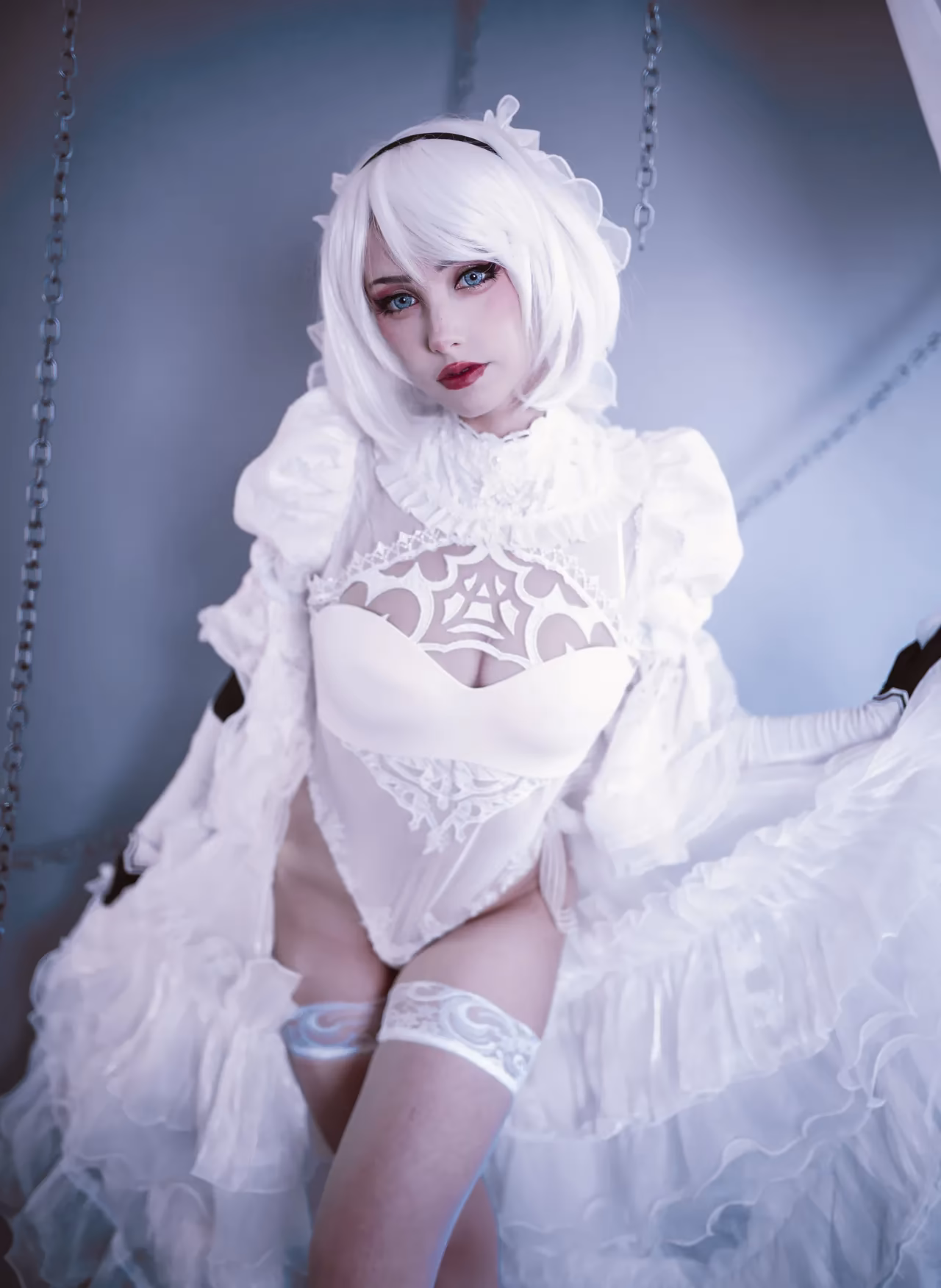Alexandre is Fluffy as 2B — cosplay photo 5 of 9