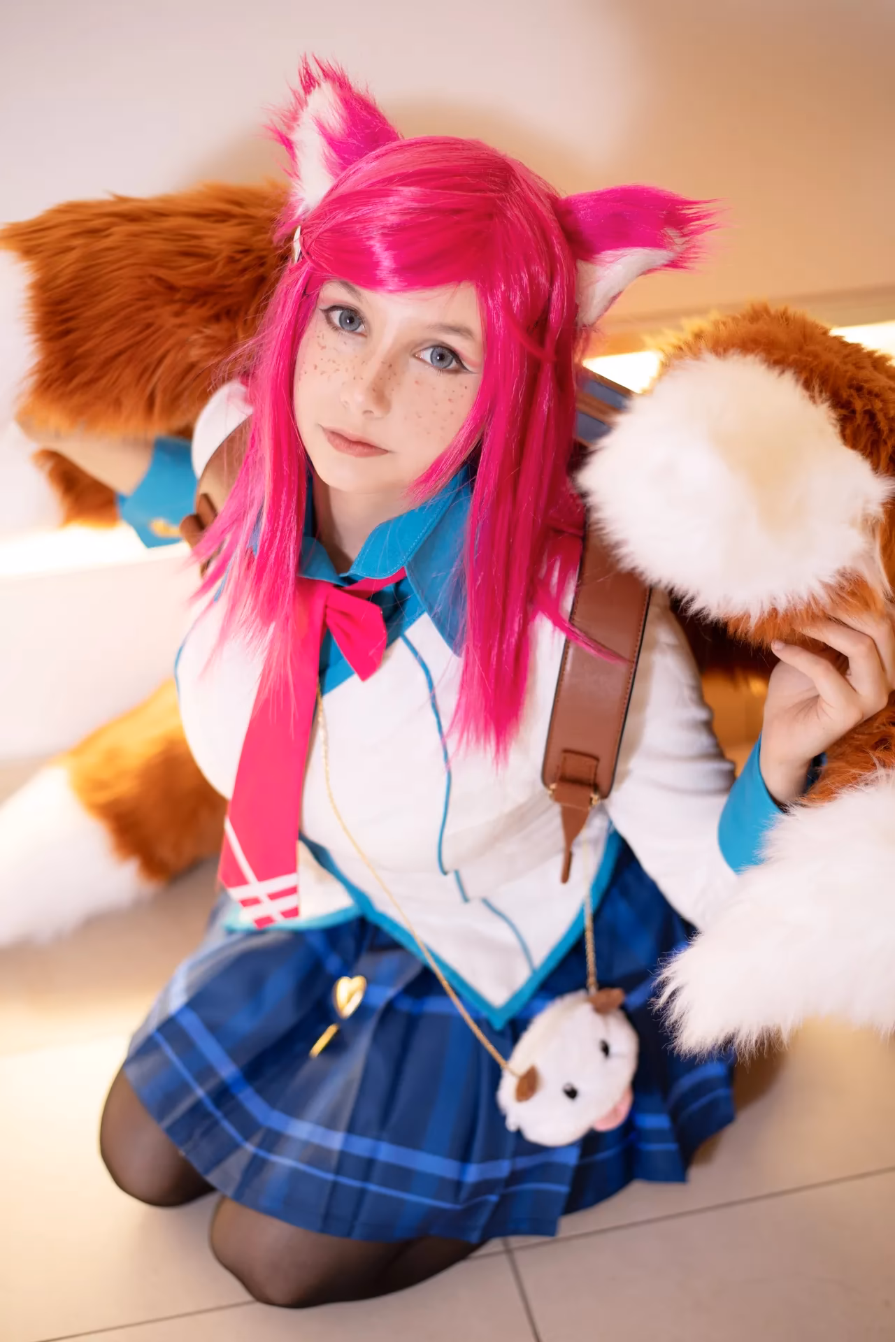 Alexandre is Fluffy as Ahri — cosplay photo 2 of 8