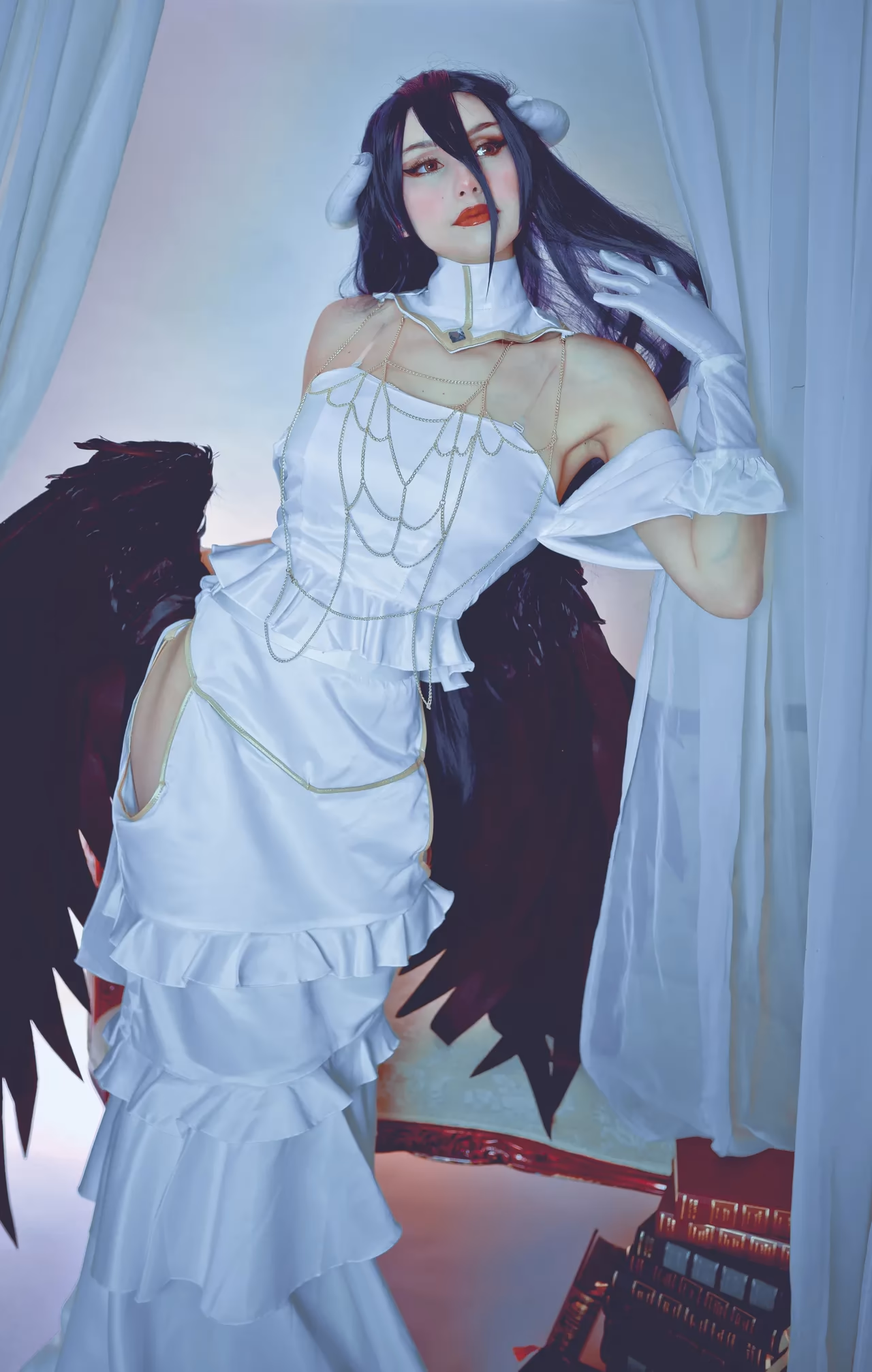 Alexandre is Fluffy as Albedo — cosplay photo 10 of 20