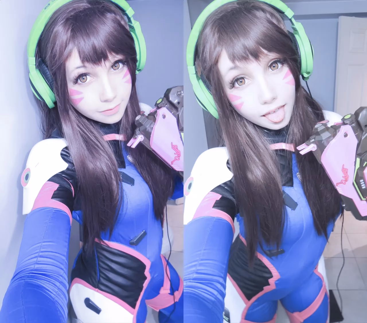 Alexandre is Fluffy as D.Va — cosplay photo 21 of 24