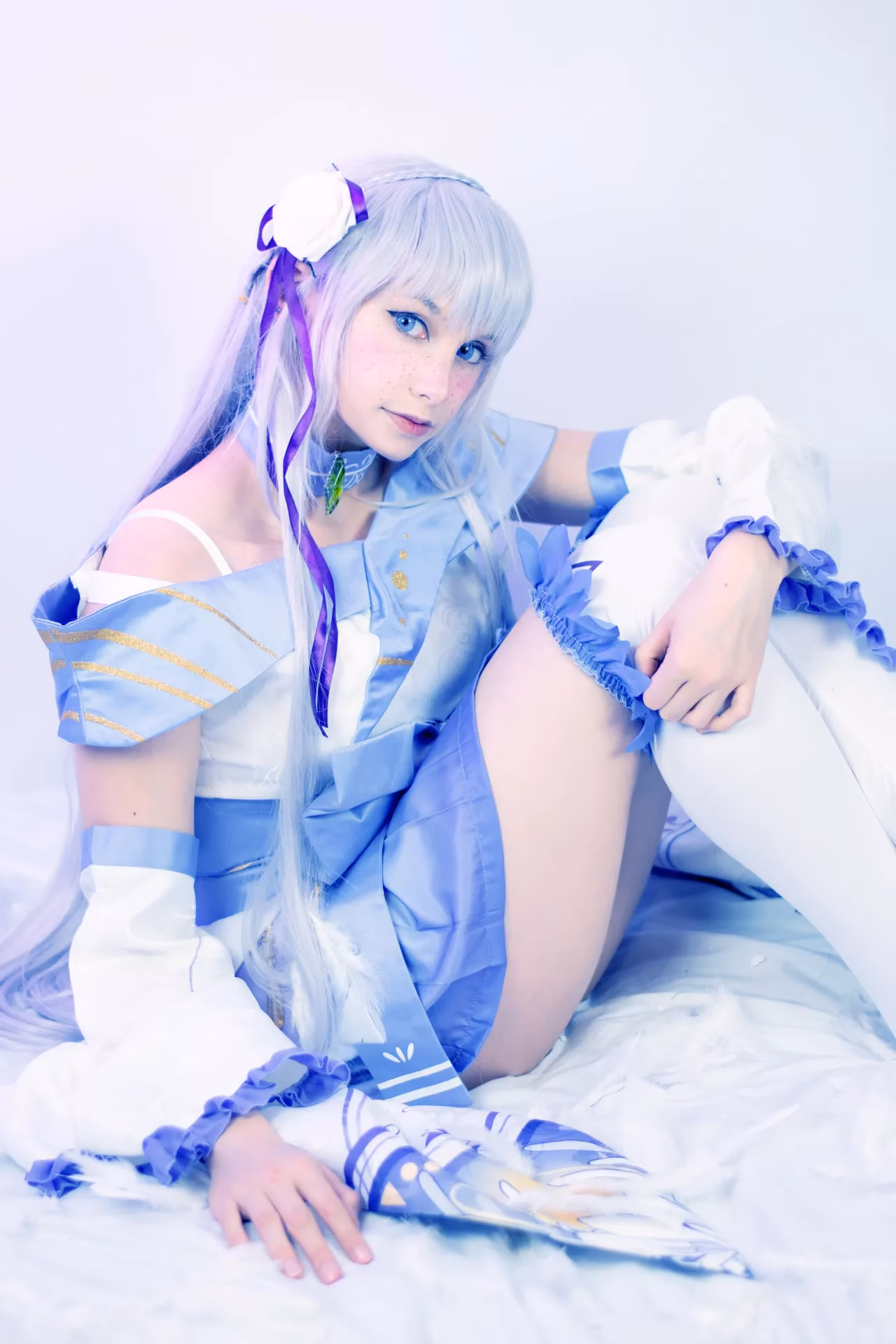 Alexandre is Fluffy as Emilia — cosplay photo 6 of 13