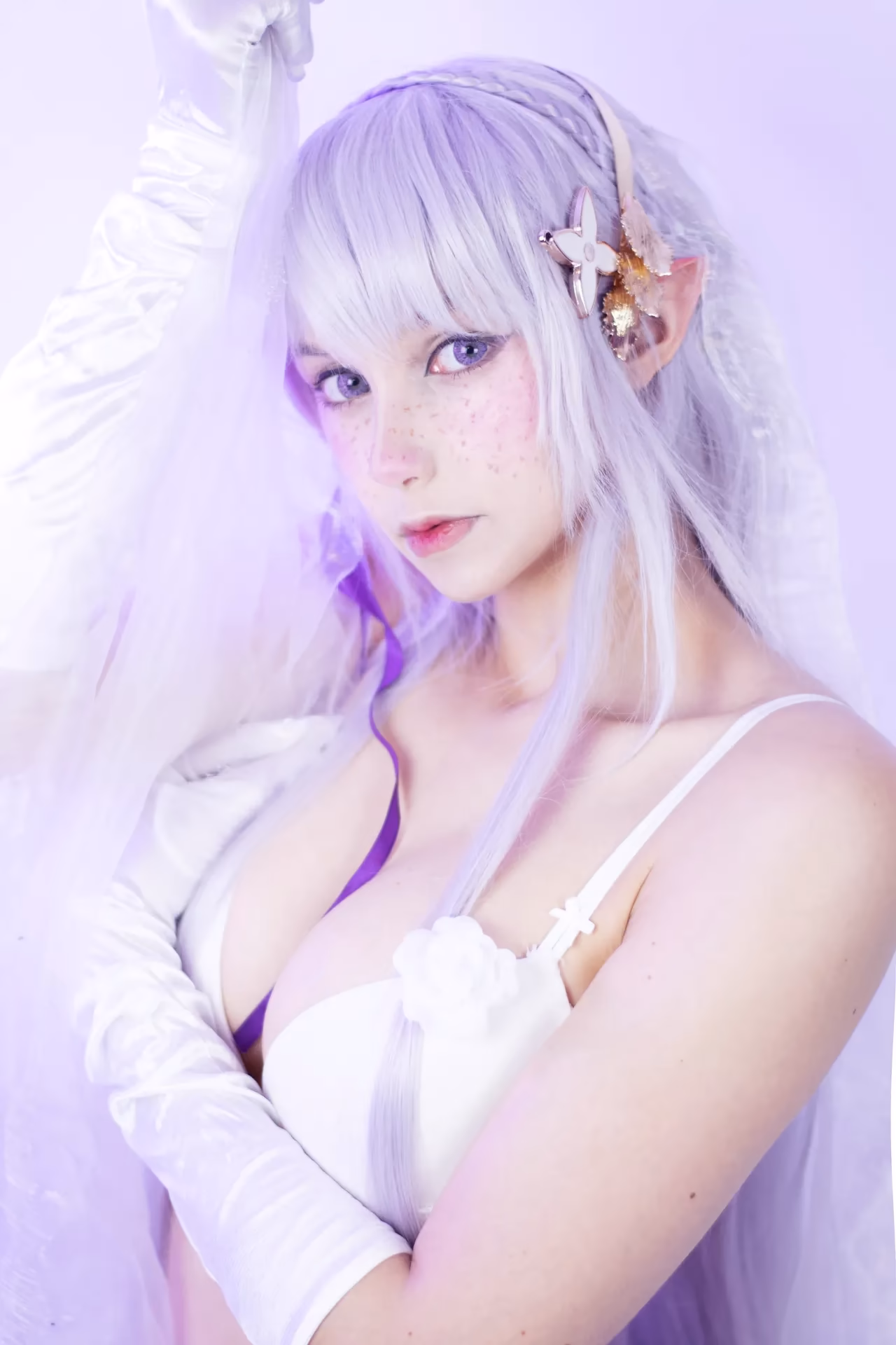 Alexandre is Fluffy as Emilia — cosplay photo 8 of 13