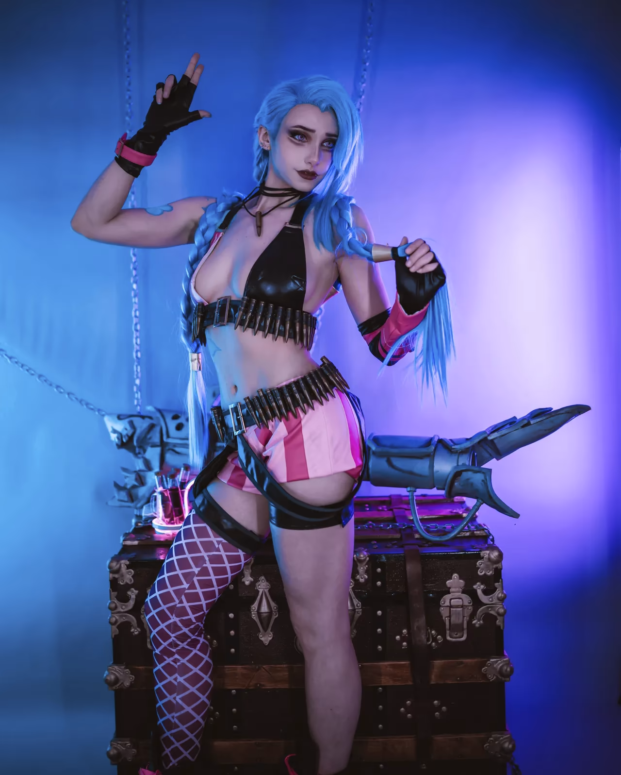Alexandre is Fluffy as Jinx — cosplay photo 10 of 19