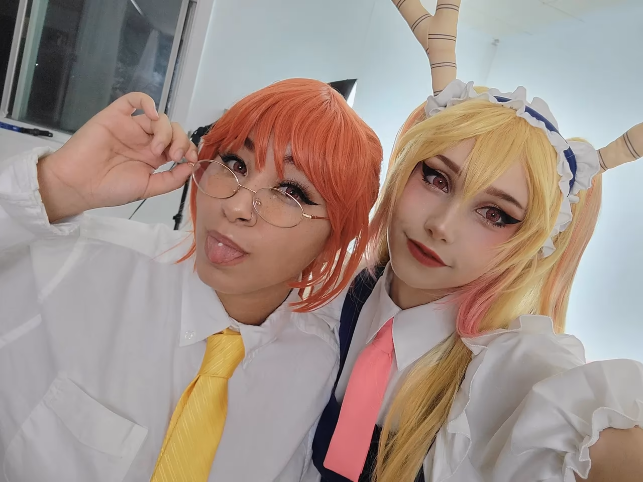 Alexandre is Fluffy as Kobayashi and Tohru — cosplay photo 12 of 13