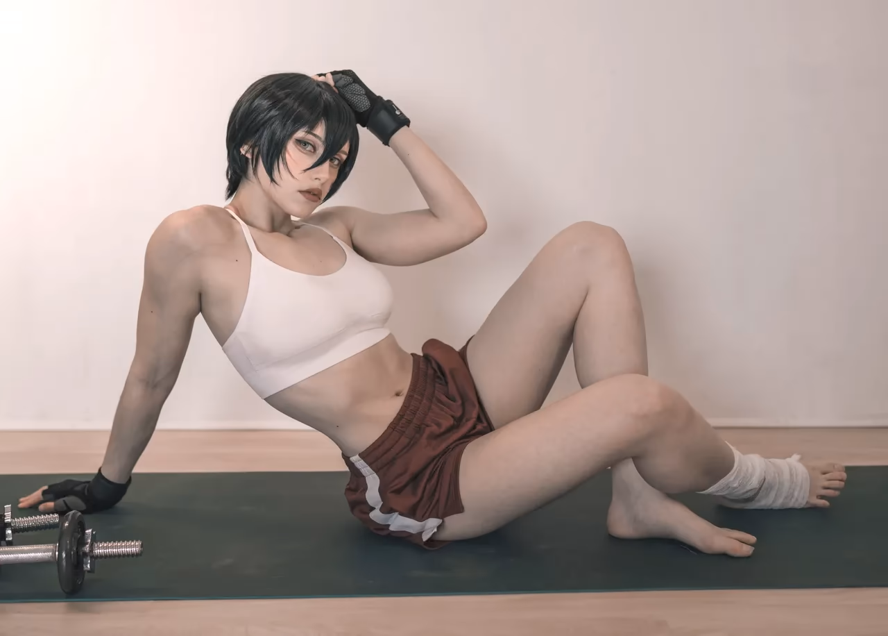Alexandre is Fluffy as Mikasa Ackerman — cosplay photo 1 of 10