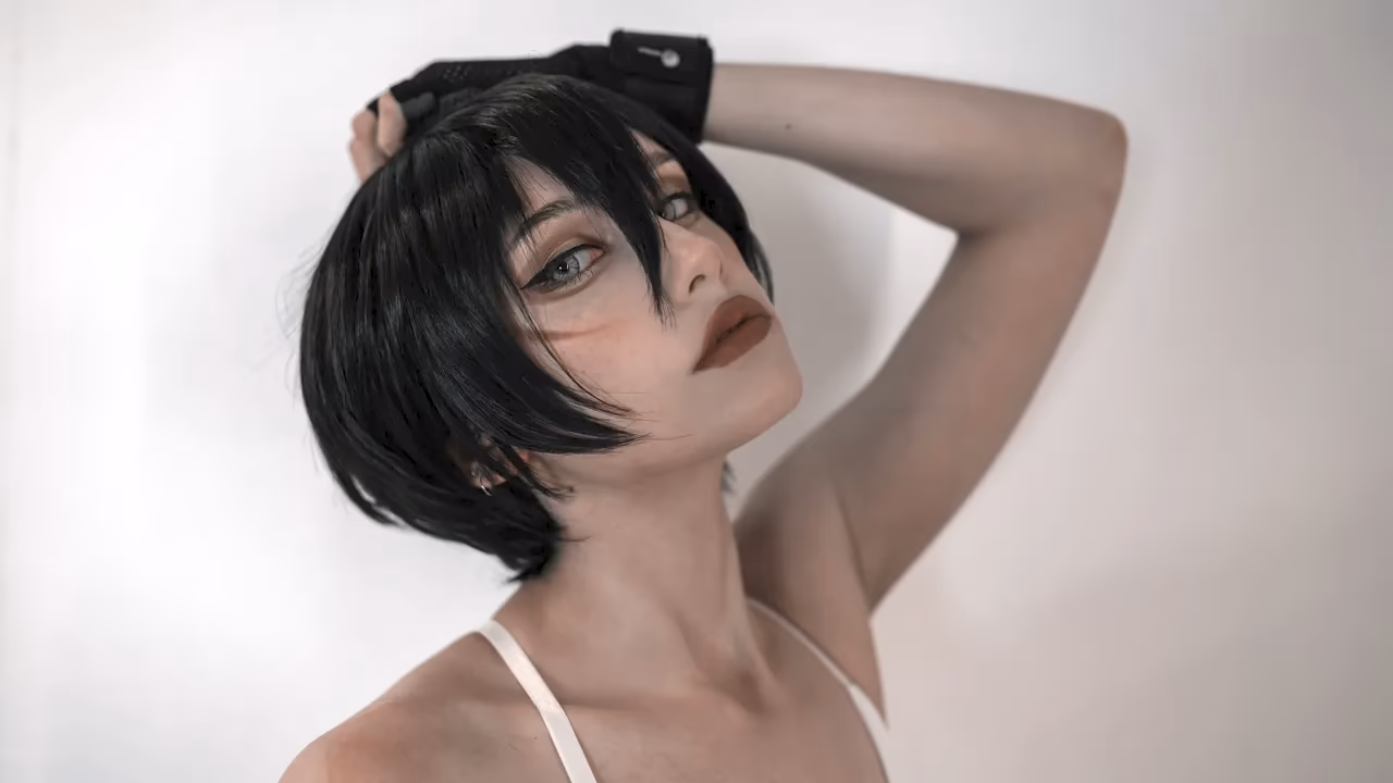Alexandre is Fluffy as Mikasa Ackerman — cosplay photo 10 of 10