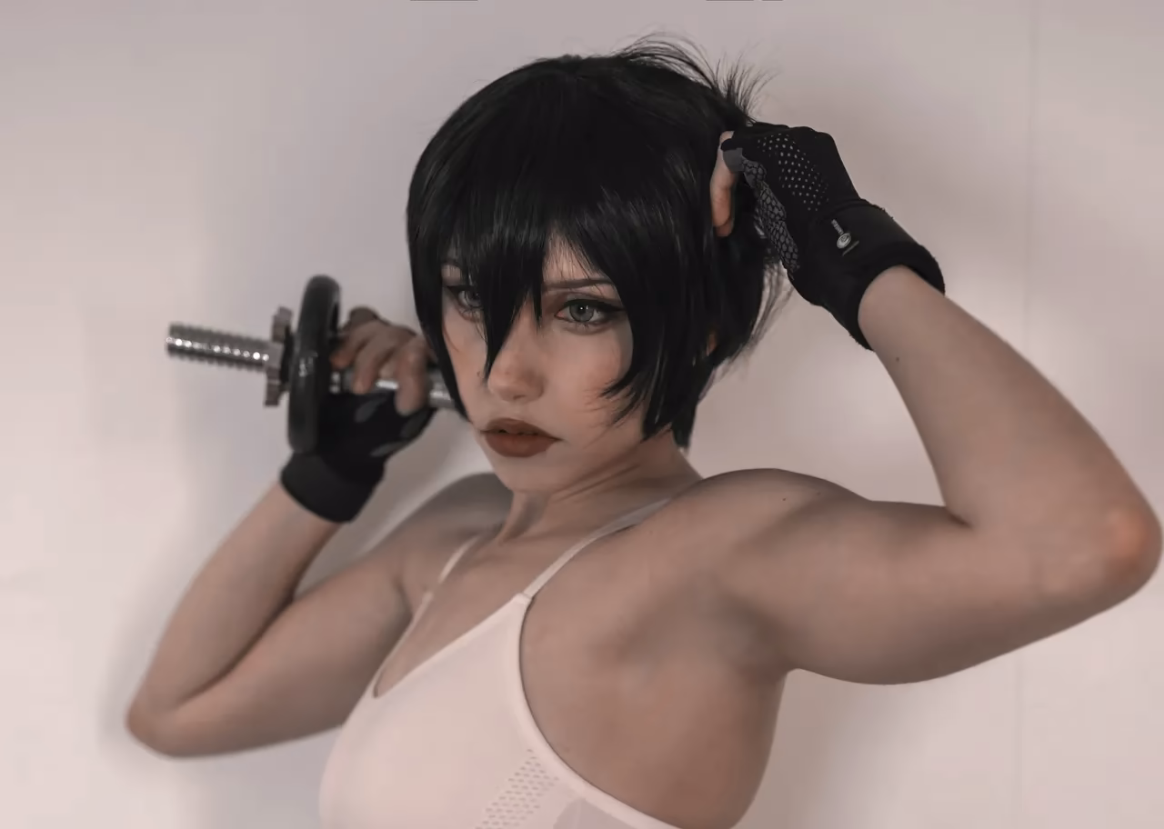 Alexandre is Fluffy as Mikasa Ackerman — cosplay photo 6 of 10