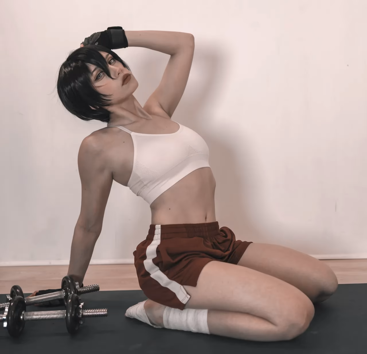 Alexandre is Fluffy as Mikasa Ackerman — cosplay photo 7 of 10