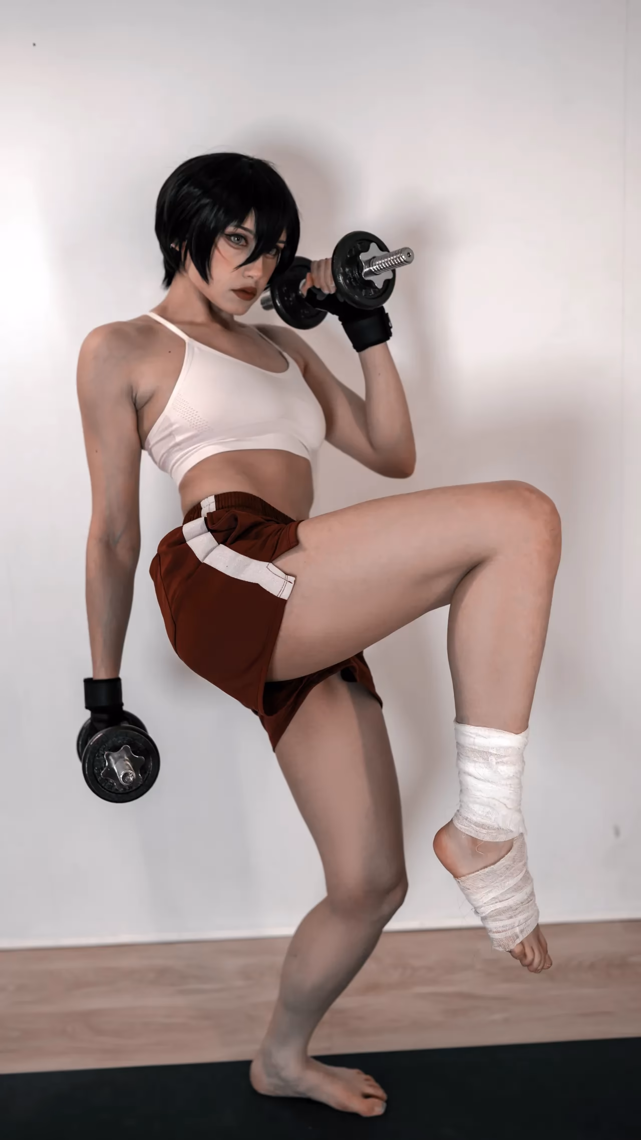 Alexandre is Fluffy as Mikasa Ackerman — cosplay photo 9 of 10