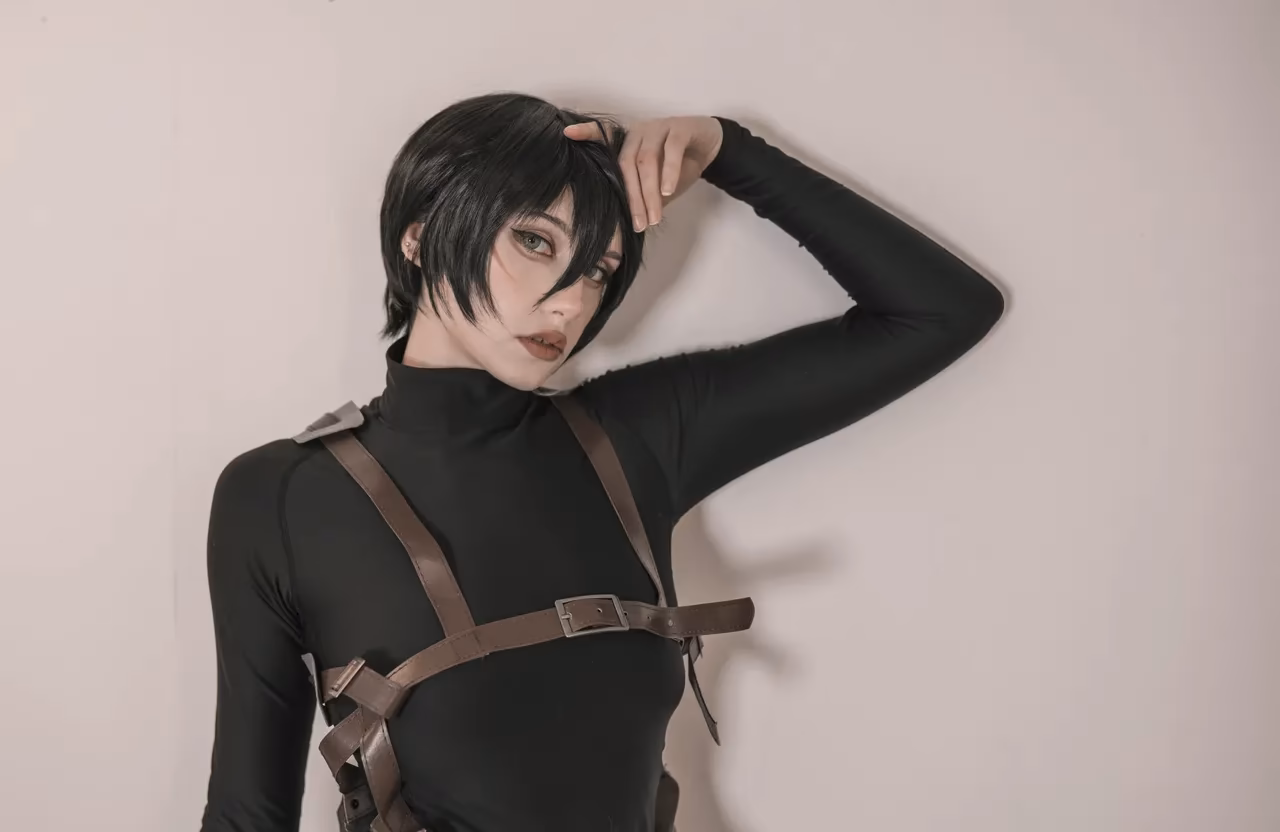 Alexandre is Fluffy as Mikasa Ackerman — cosplay photo 11 of 11