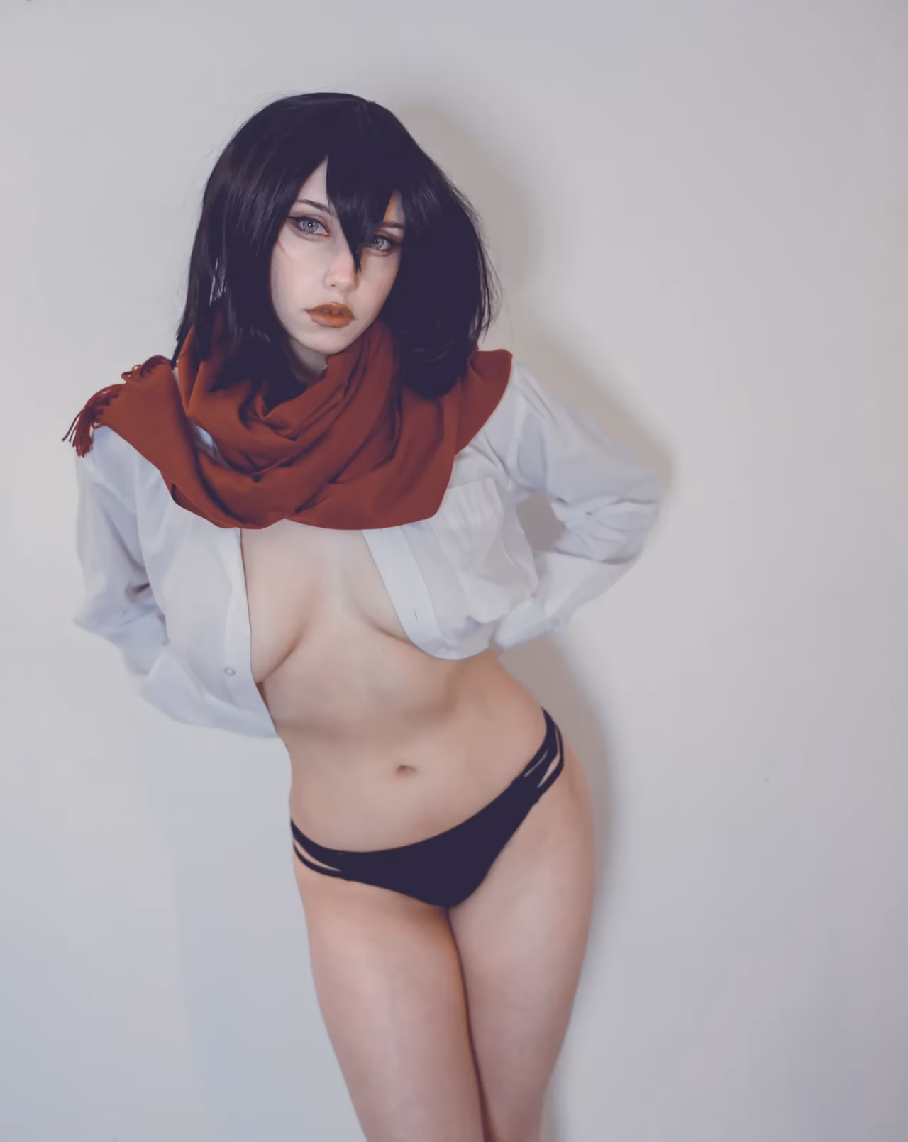 Alexandre is Fluffy as Mikasa Ackerman — cosplay photo 12 of 13