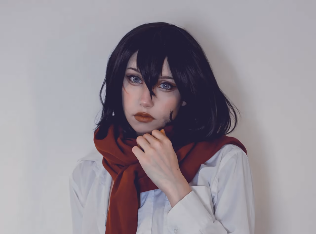 Alexandre is Fluffy as Mikasa Ackerman — cosplay photo 2 of 13