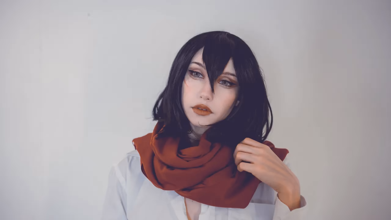Alexandre is Fluffy as Mikasa Ackerman — cosplay photo 5 of 13