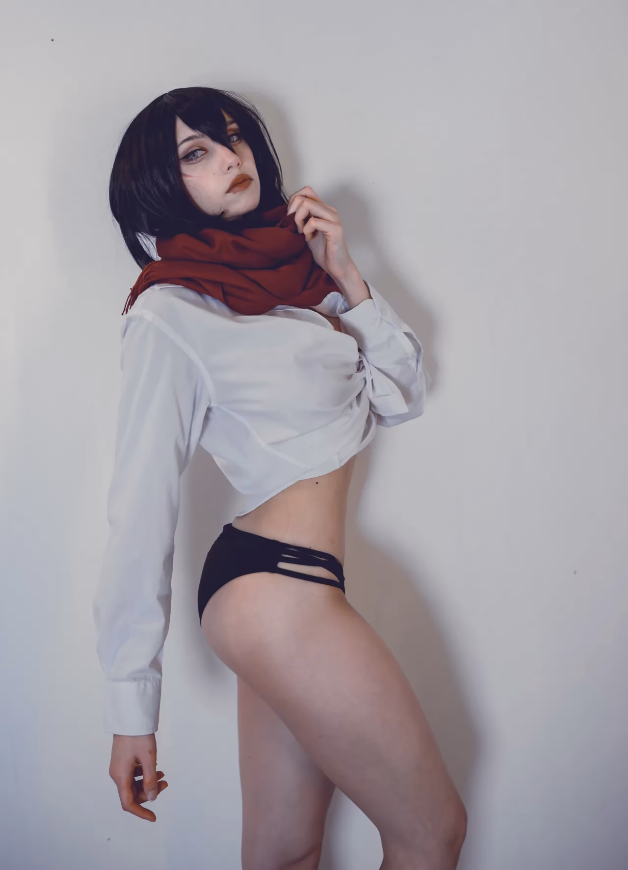 Alexandre is Fluffy as Mikasa Ackerman — cosplay photo 7 of 13