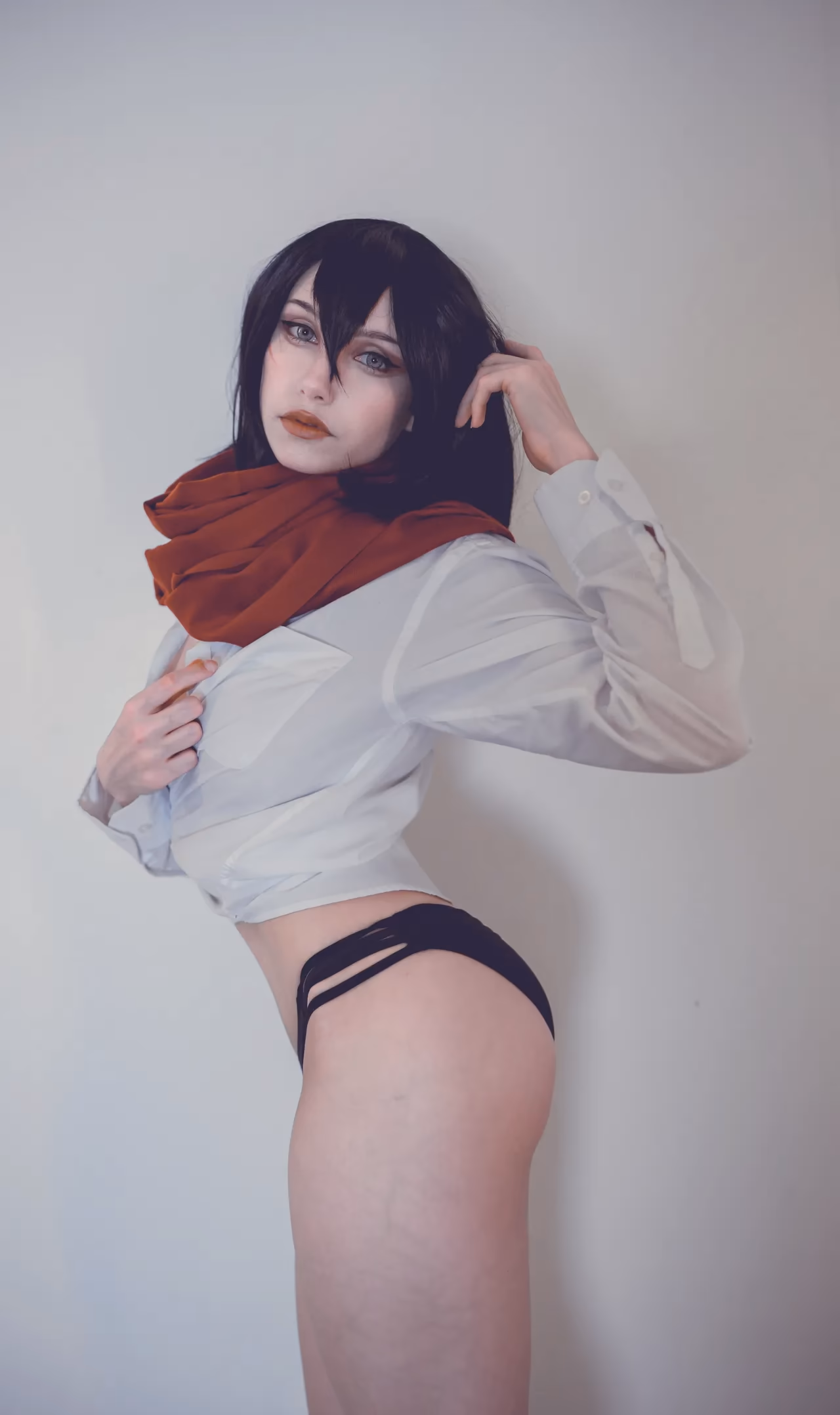 Alexandre is Fluffy as Mikasa Ackerman — cosplay photo 8 of 13