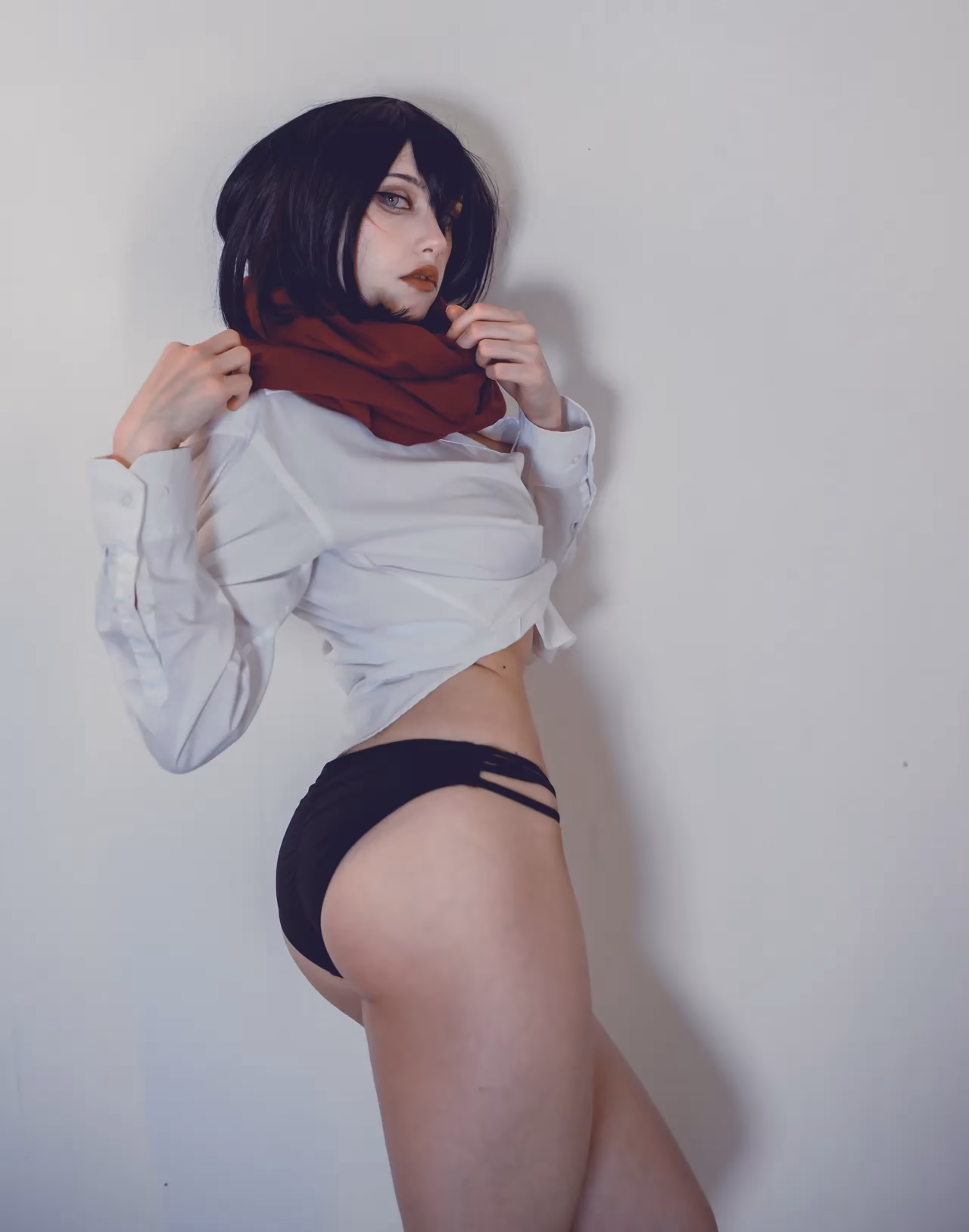 Alexandre is Fluffy as Mikasa Ackerman — cosplay photo 9 of 13