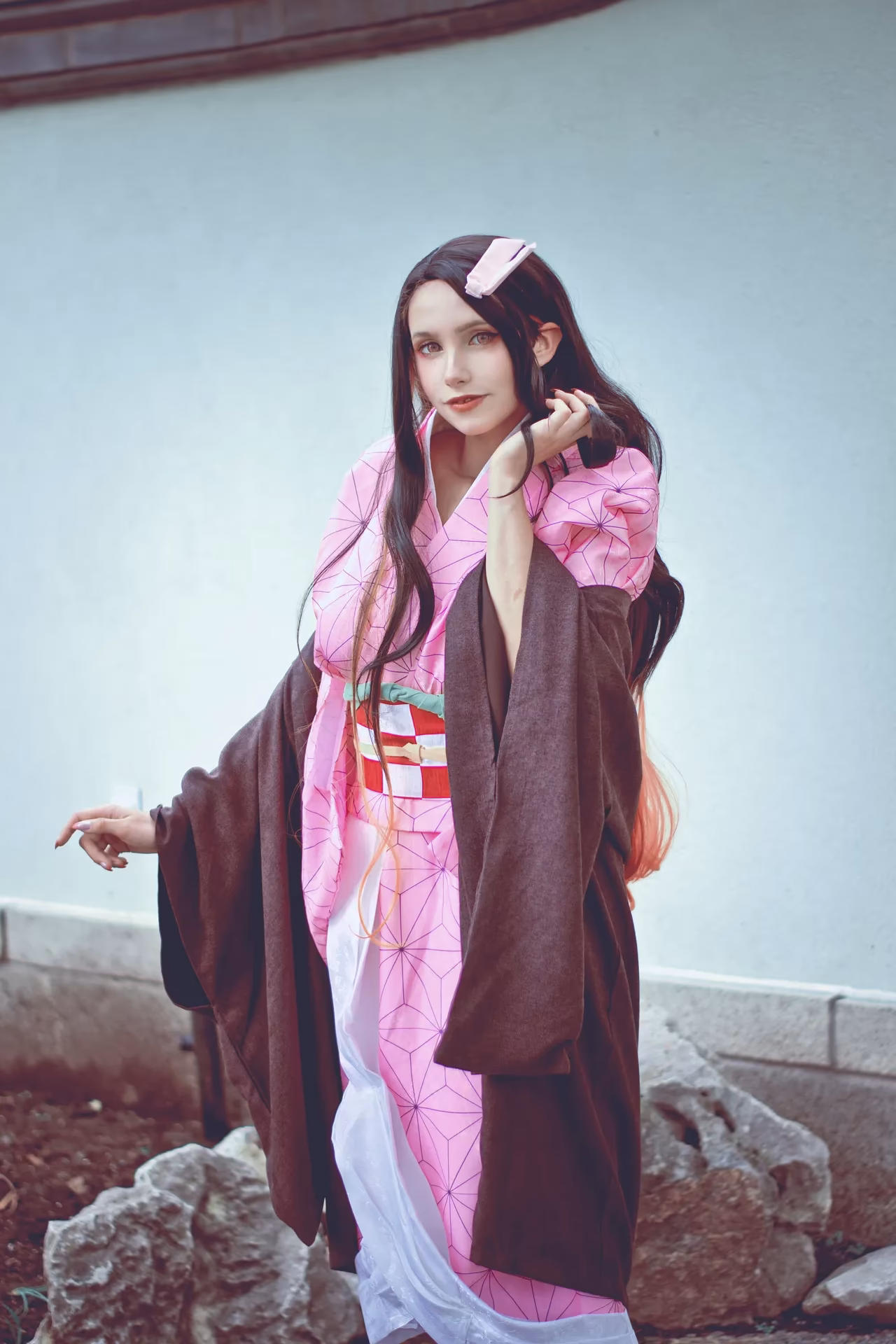Alexandre is Fluffy as Nezuko Kamado — cosplay photo 2 of 11
