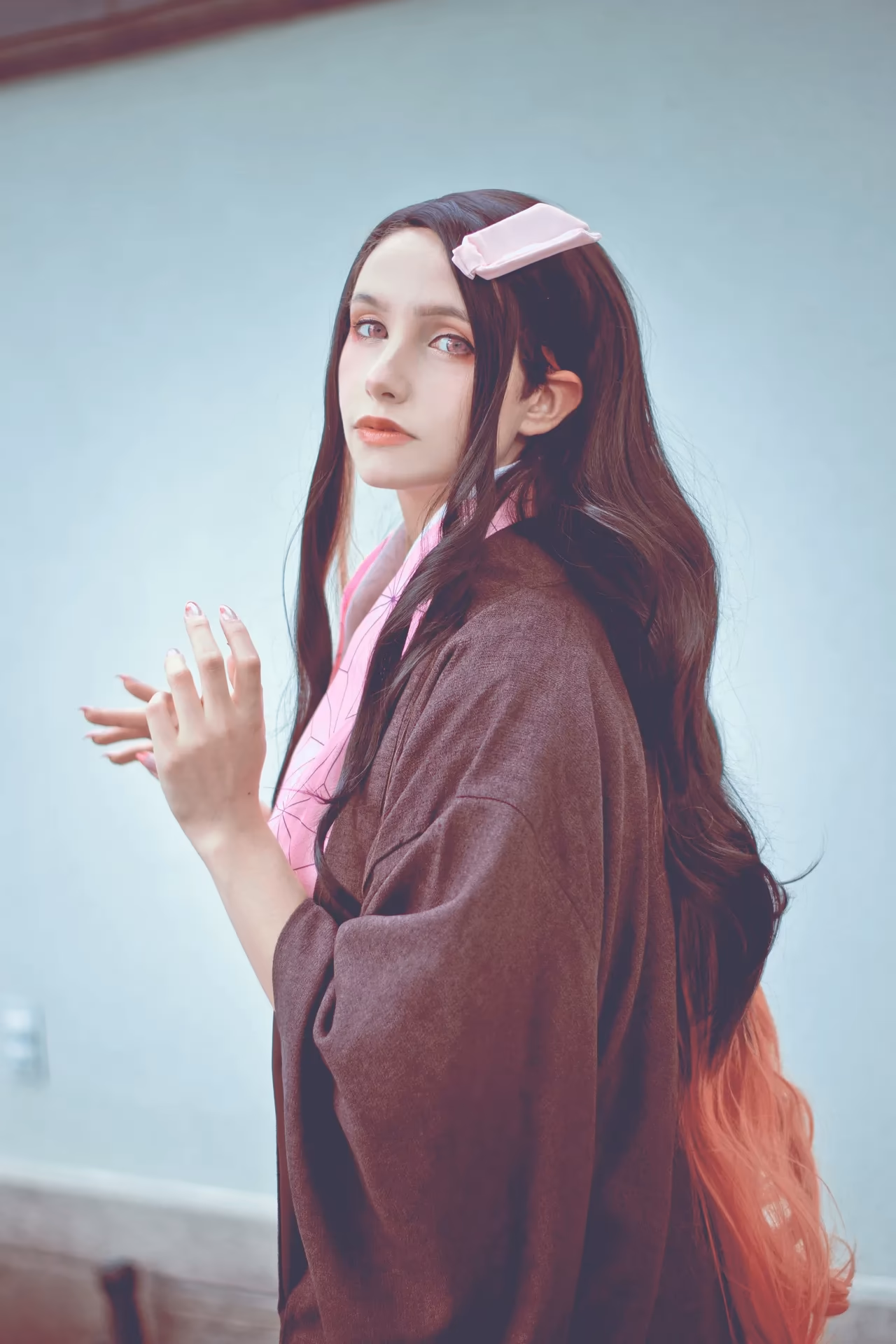 Alexandre is Fluffy as Nezuko Kamado — cosplay photo 3 of 11