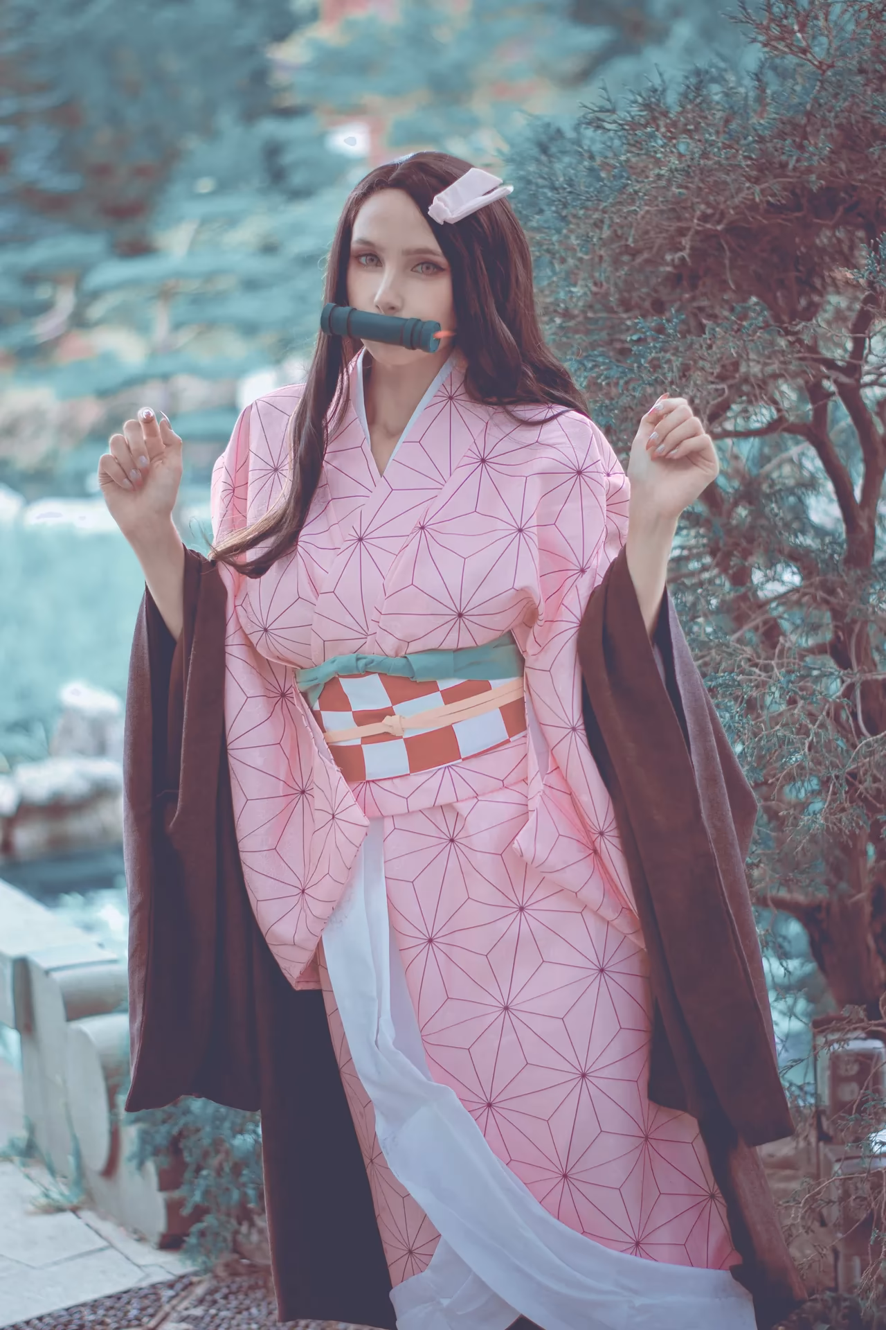 Alexandre is Fluffy as Nezuko Kamado — cosplay photo 6 of 11