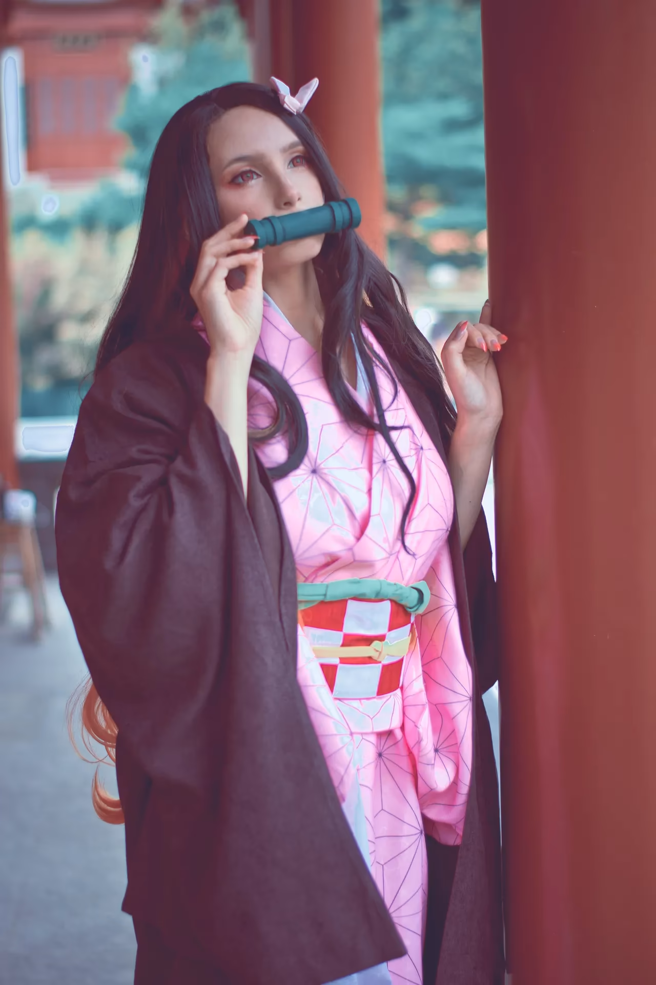 Alexandre is Fluffy as Nezuko Kamado — cosplay photo 8 of 11