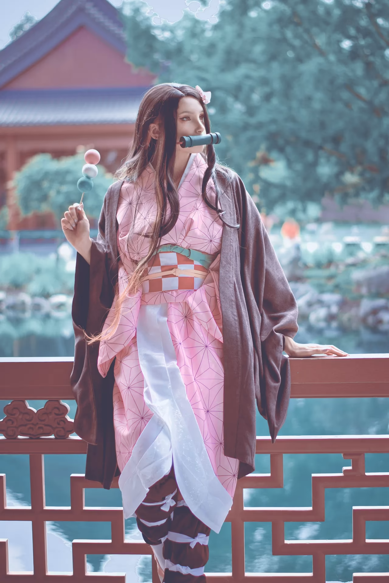 Alexandre is Fluffy as Nezuko Kamado — cosplay photo 9 of 11