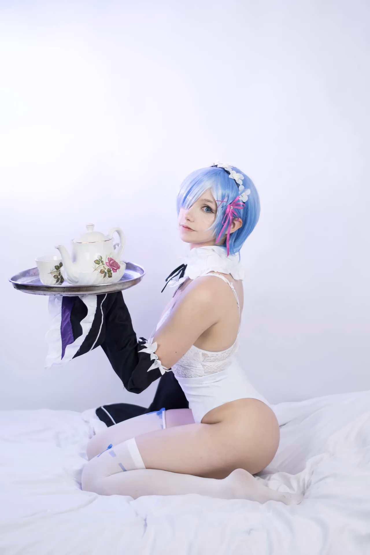 Alexandre is Fluffy as Rem — cosplay photo 6 of 20