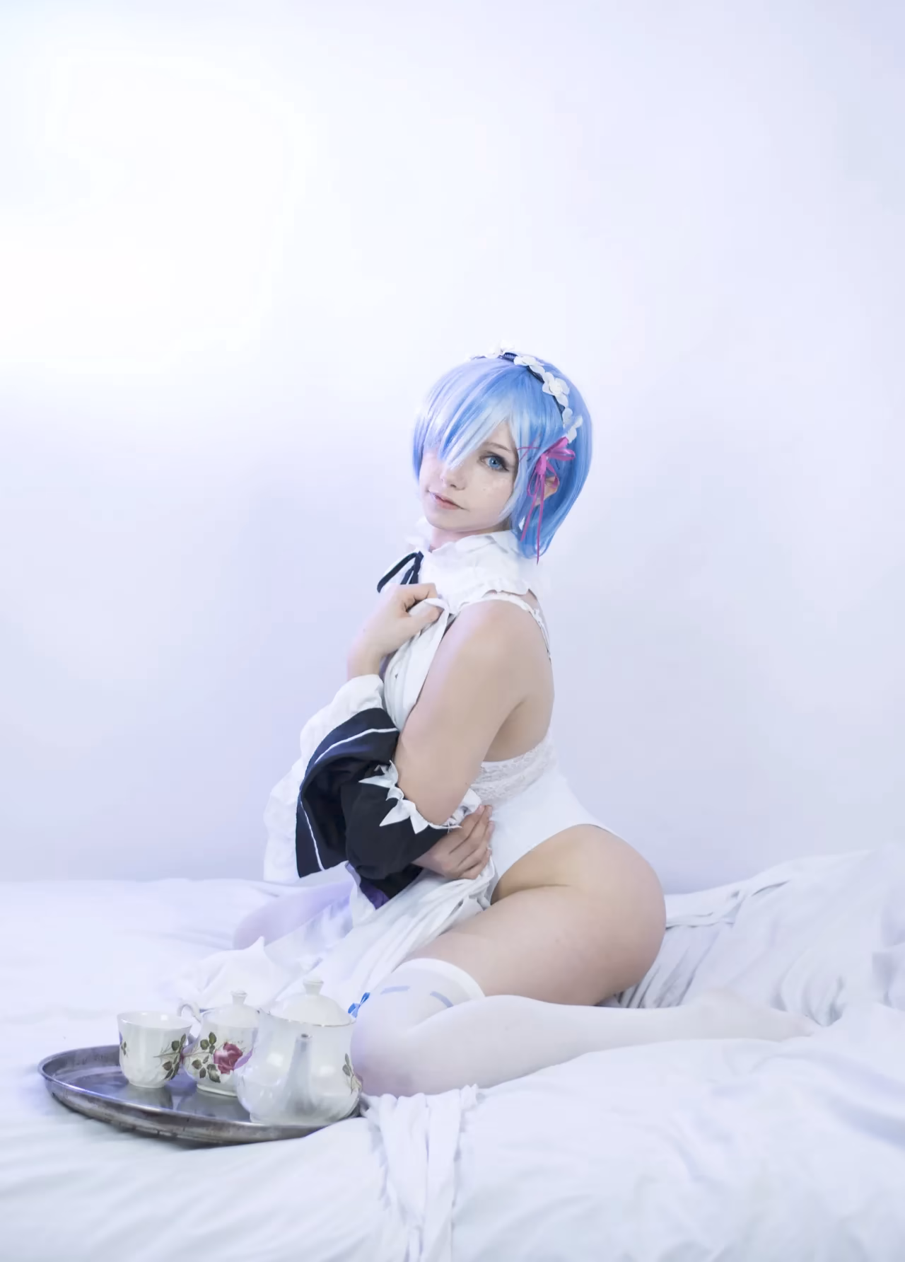 Alexandre is Fluffy as Rem — cosplay photo 7 of 20
