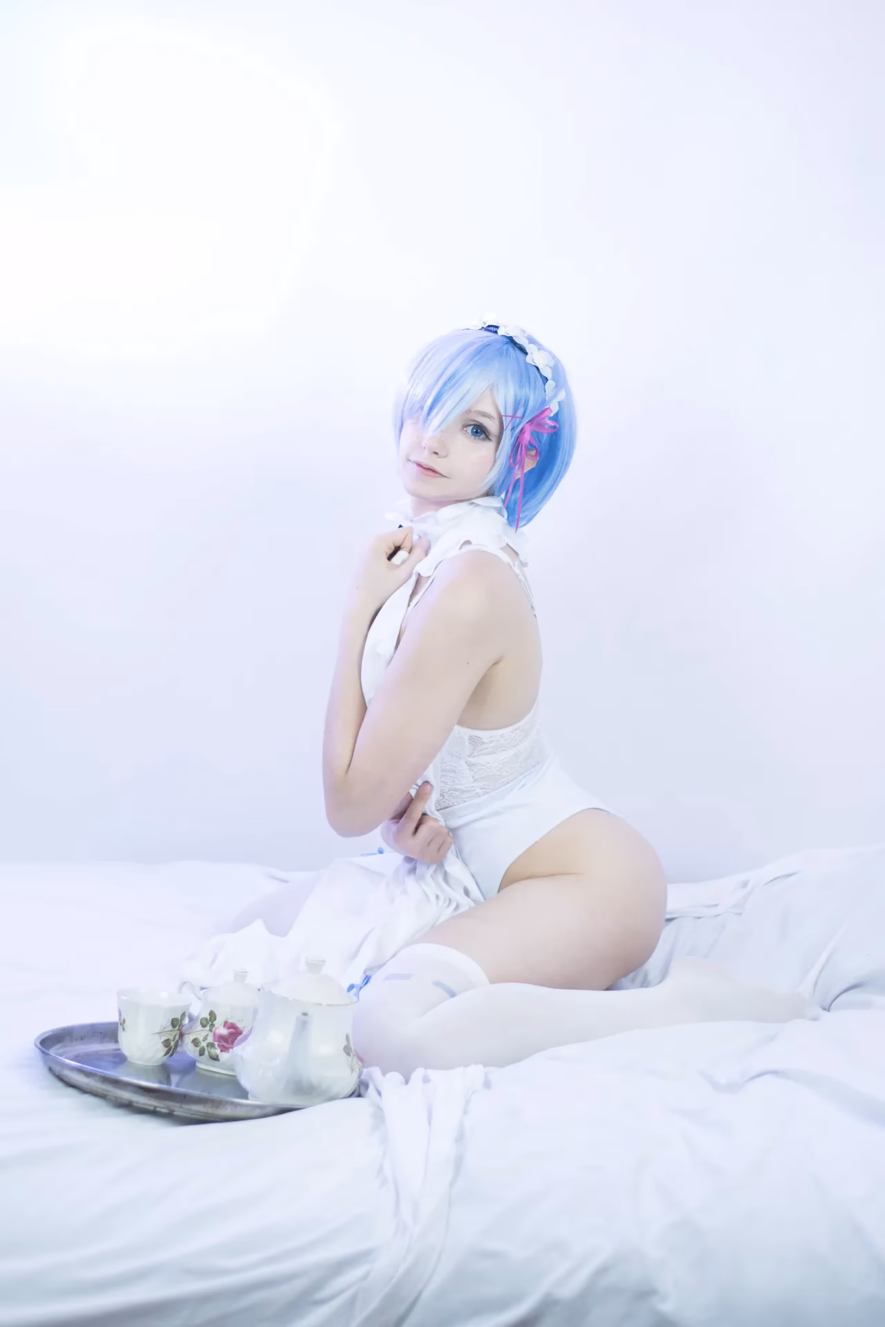 Alexandre is Fluffy as Rem — cosplay photo 8 of 20