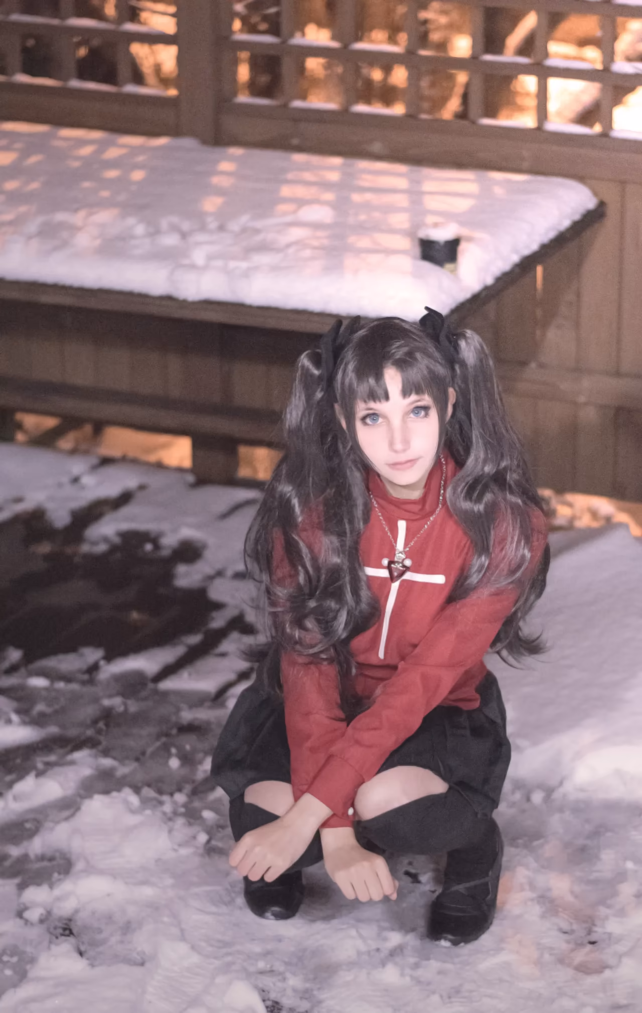Alexandre is Fluffy as Rin Tohsaka — cosplay photo 2 of 10