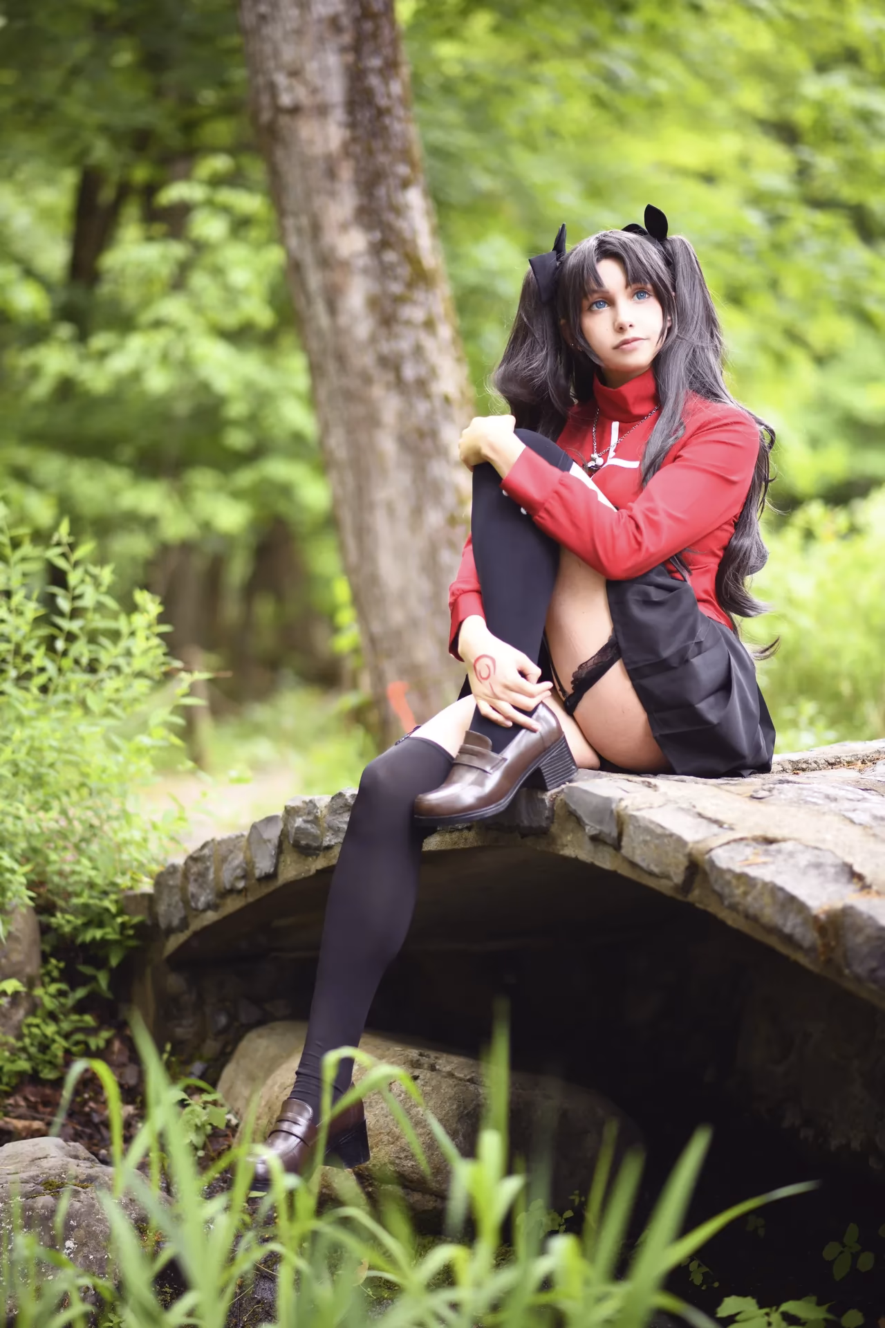 Alexandre is Fluffy as Rin Tohsaka — cosplay photo 4 of 10