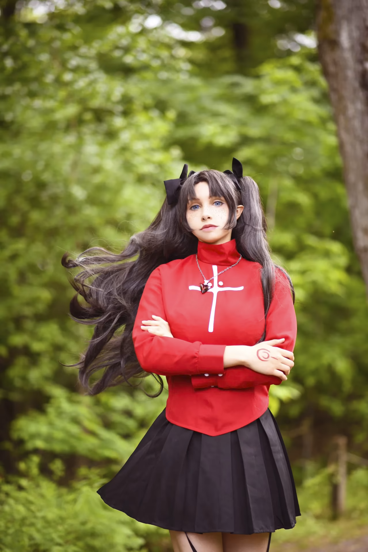 Alexandre is Fluffy as Rin Tohsaka — cosplay photo 5 of 10