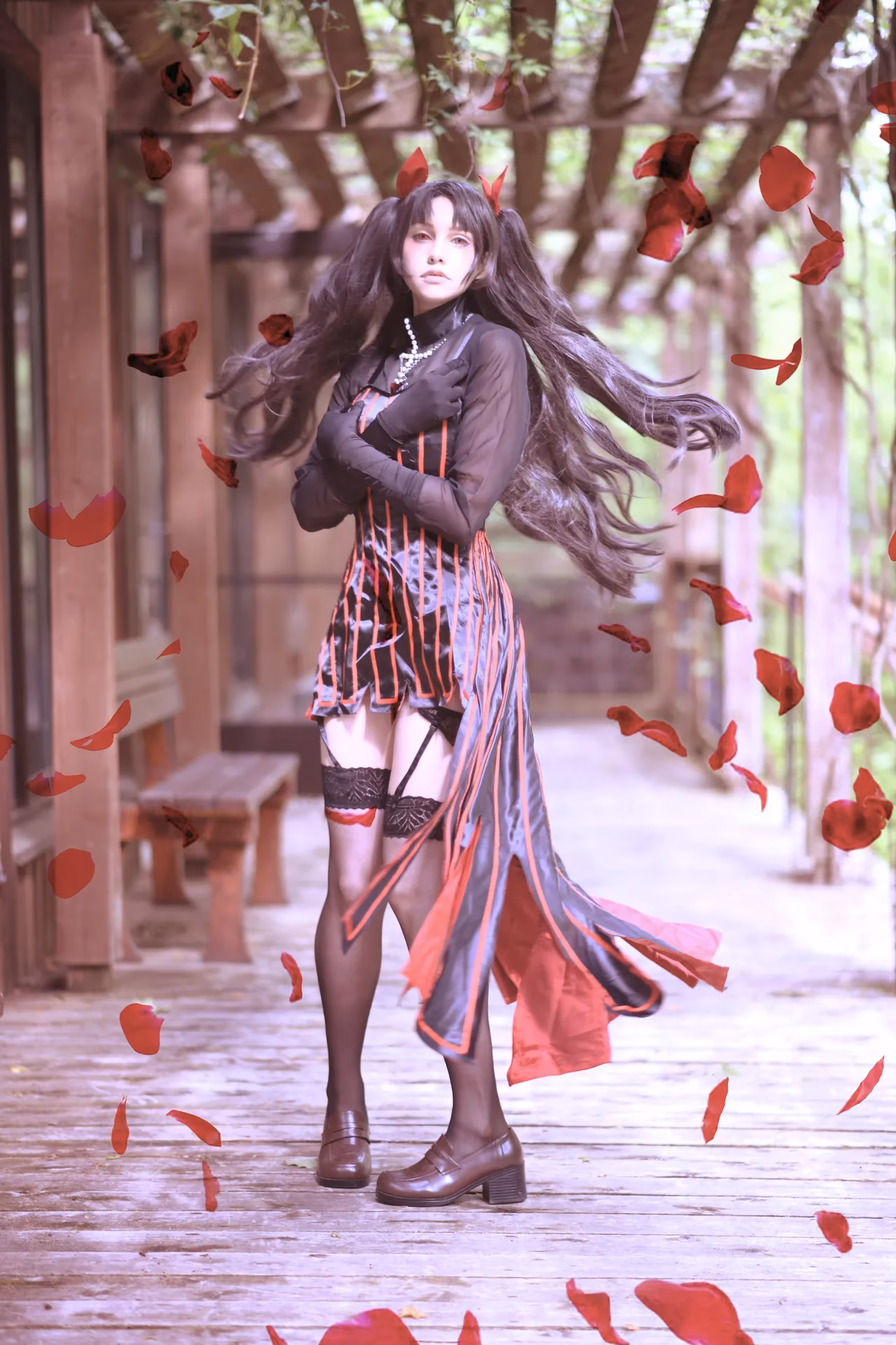 Alexandre is Fluffy as Rin Tohsaka — cosplay photo 7 of 10