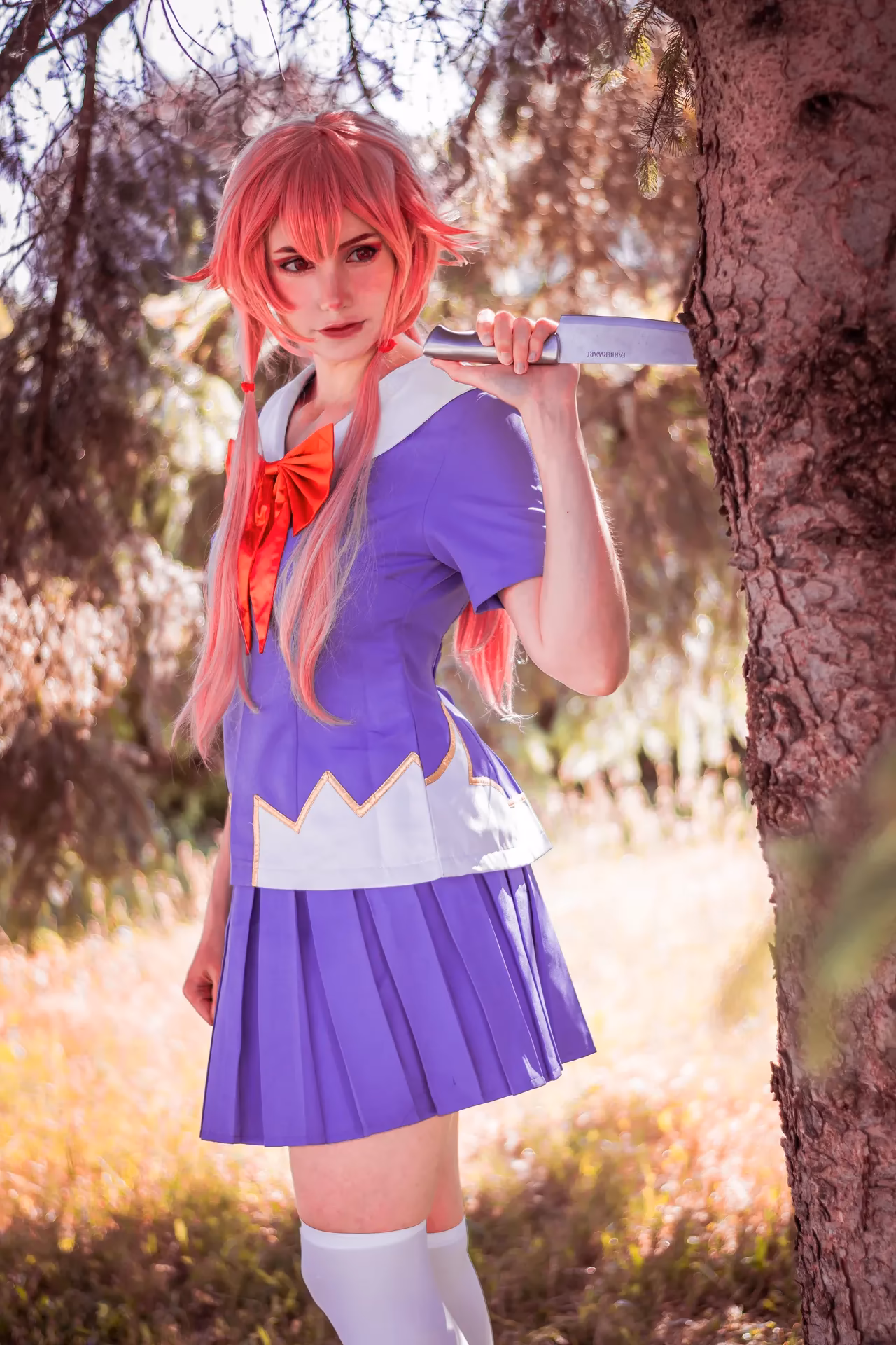 Alexandre is Fluffy as Yuno Gasai — cosplay photo 10 of 23