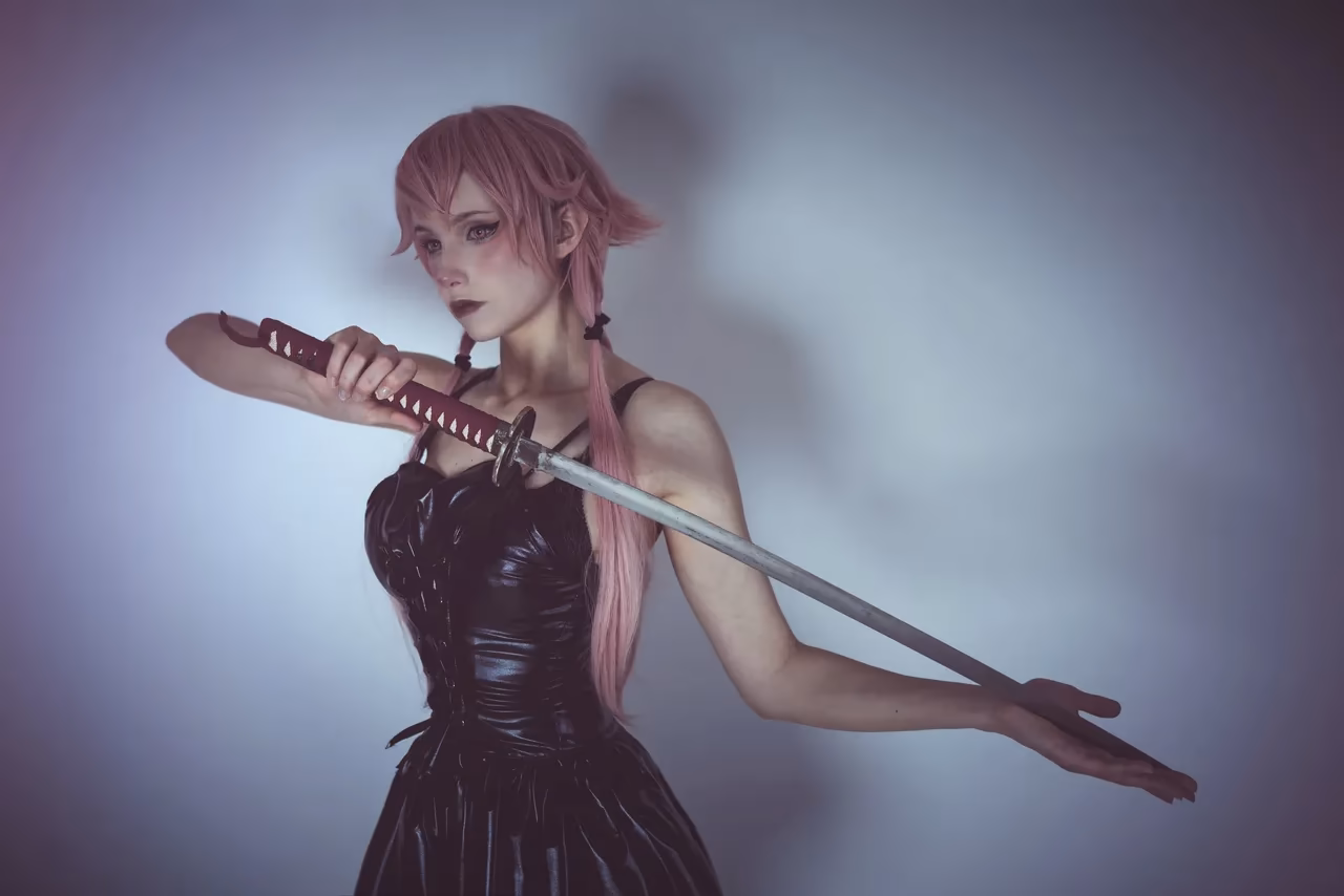 Alexandre is Fluffy as Yuno Gasai — cosplay photo 15 of 23