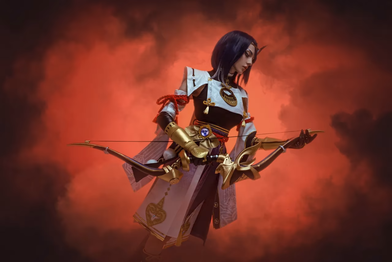 Alin Ma as Kujou Sara — cosplay photo 2 of 31