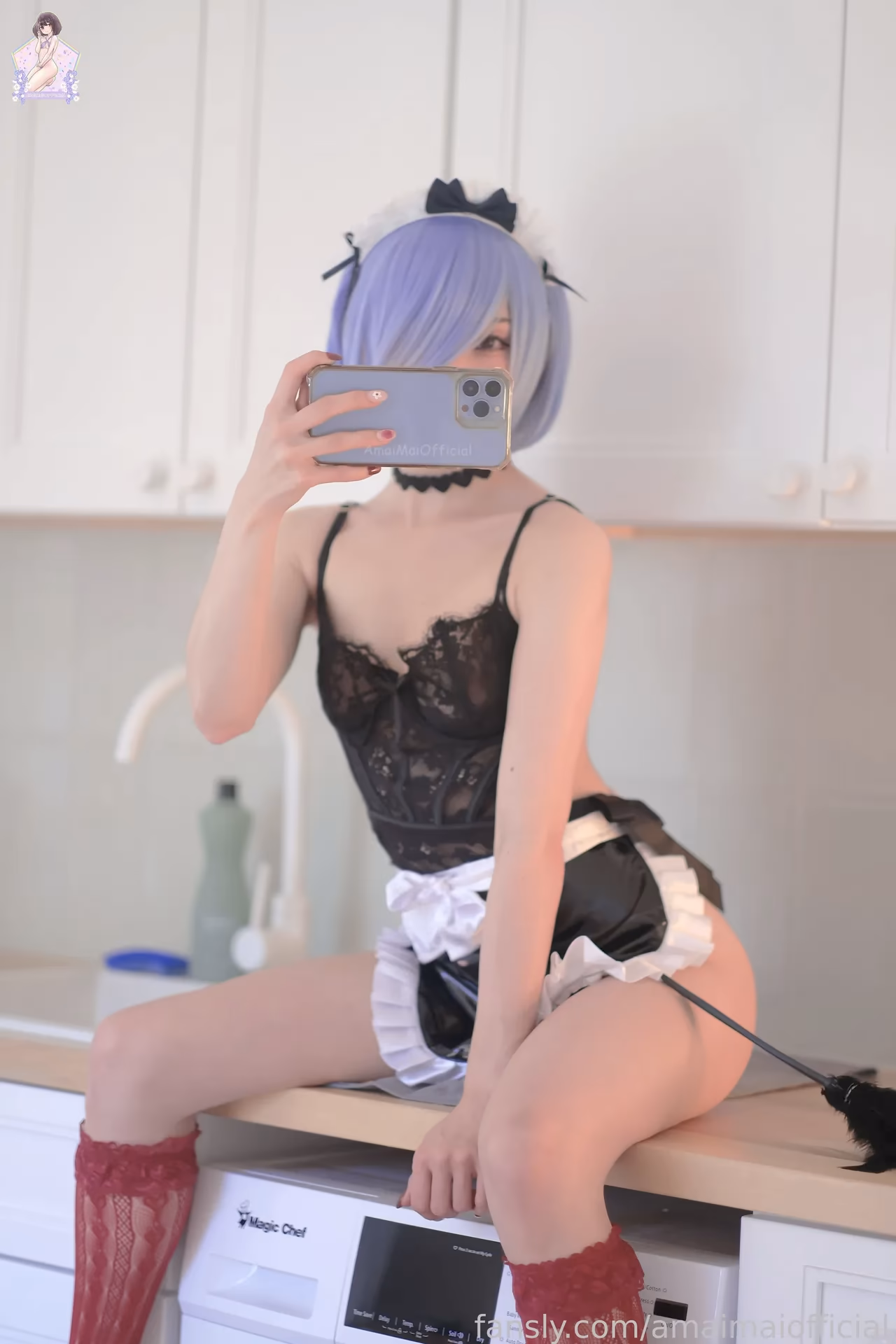 AmaiMai as Rem — cosplay photo 4 of 52