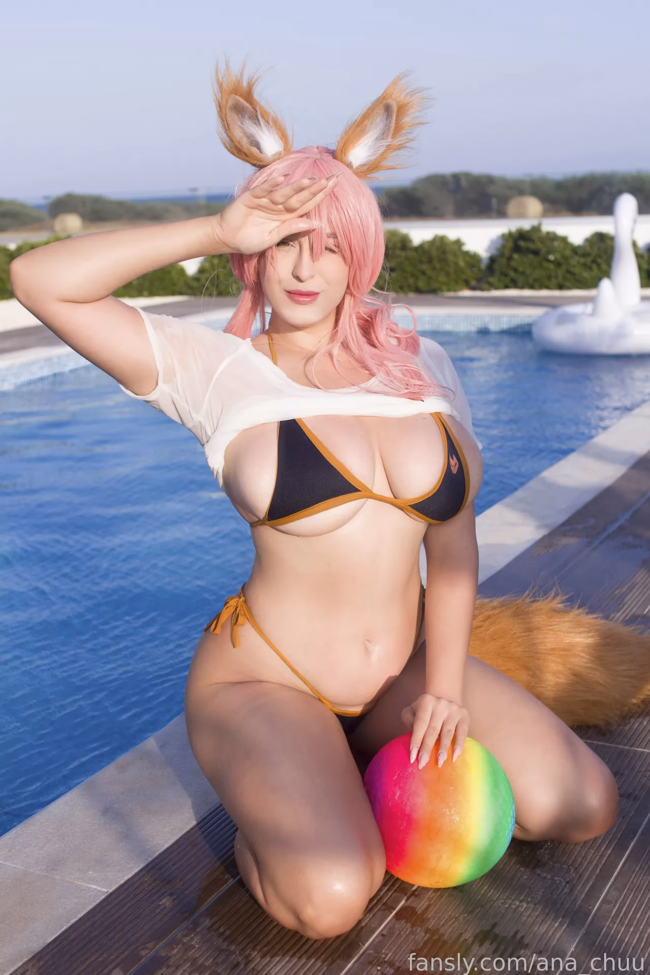 Anachuu as Tamamo-no-Mae — cosplay photo 3 of 38
