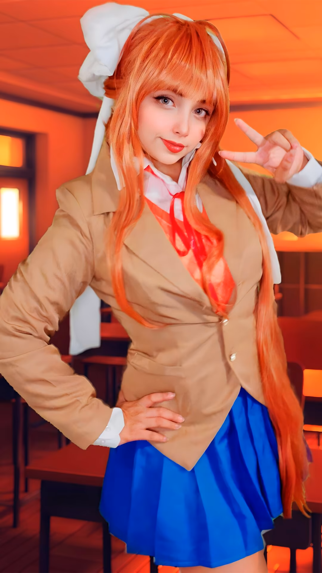 Arelly Trujillo - Monika - Doki Doki Literature Club! - Cosplay Gallery - 11 Images — gallery preview