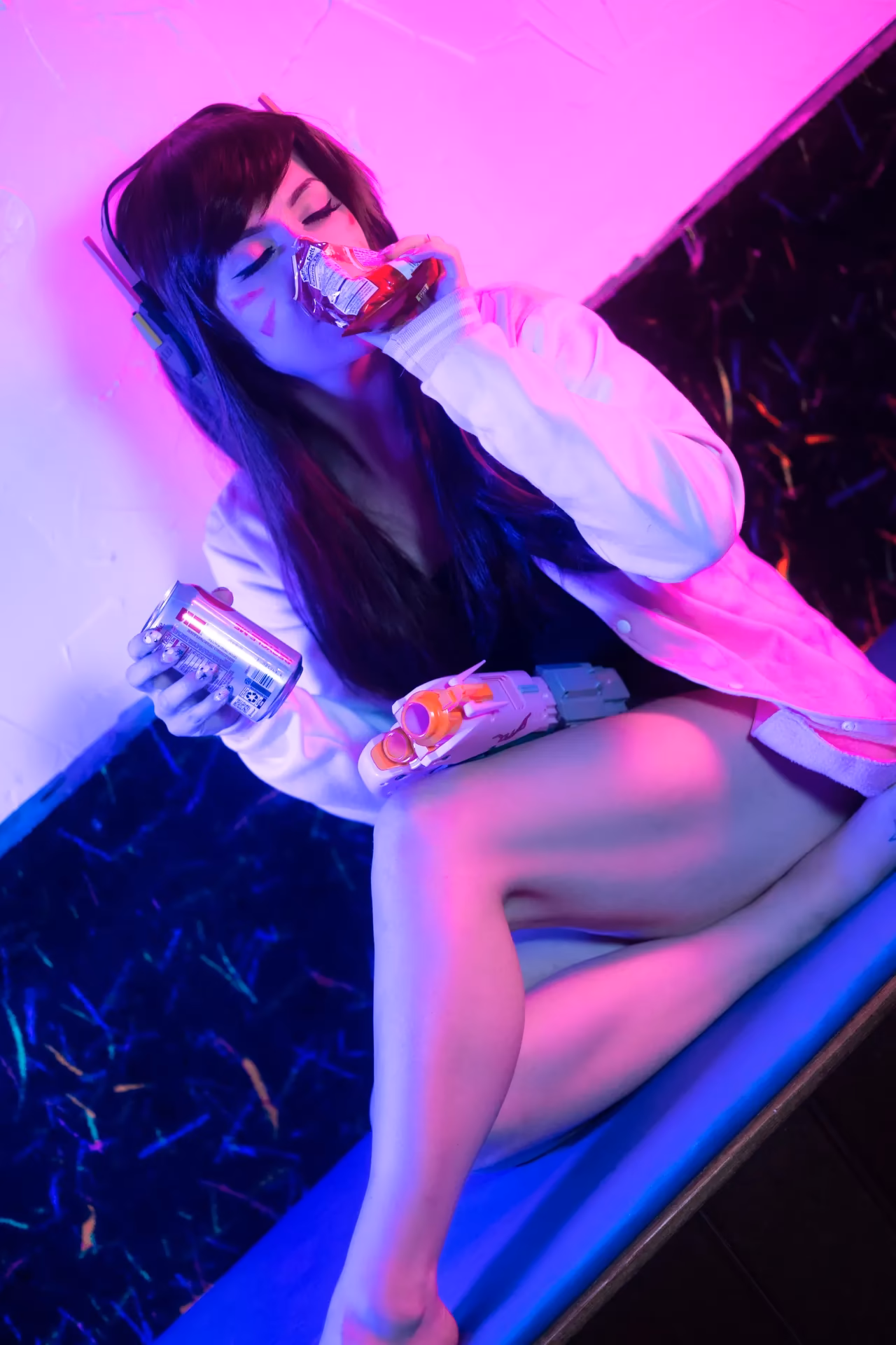 ASMR Shanny as D.Va — cosplay photo 9 of 13
