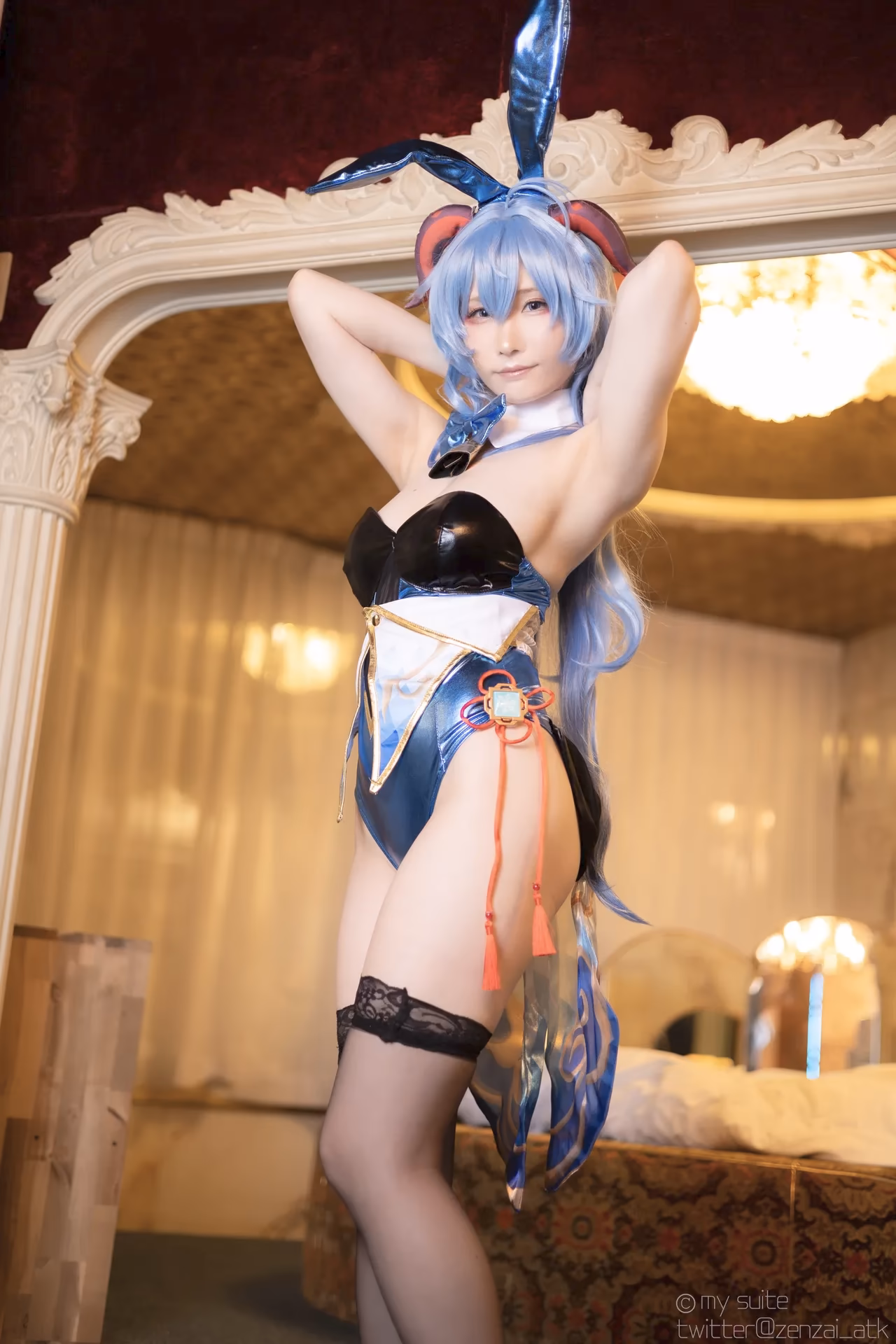 Atsuki as Eula Lawrence, Ganyu, Sangonomiya Kokomi, Nilou, and Yelan — cosplay photo 100 of 381