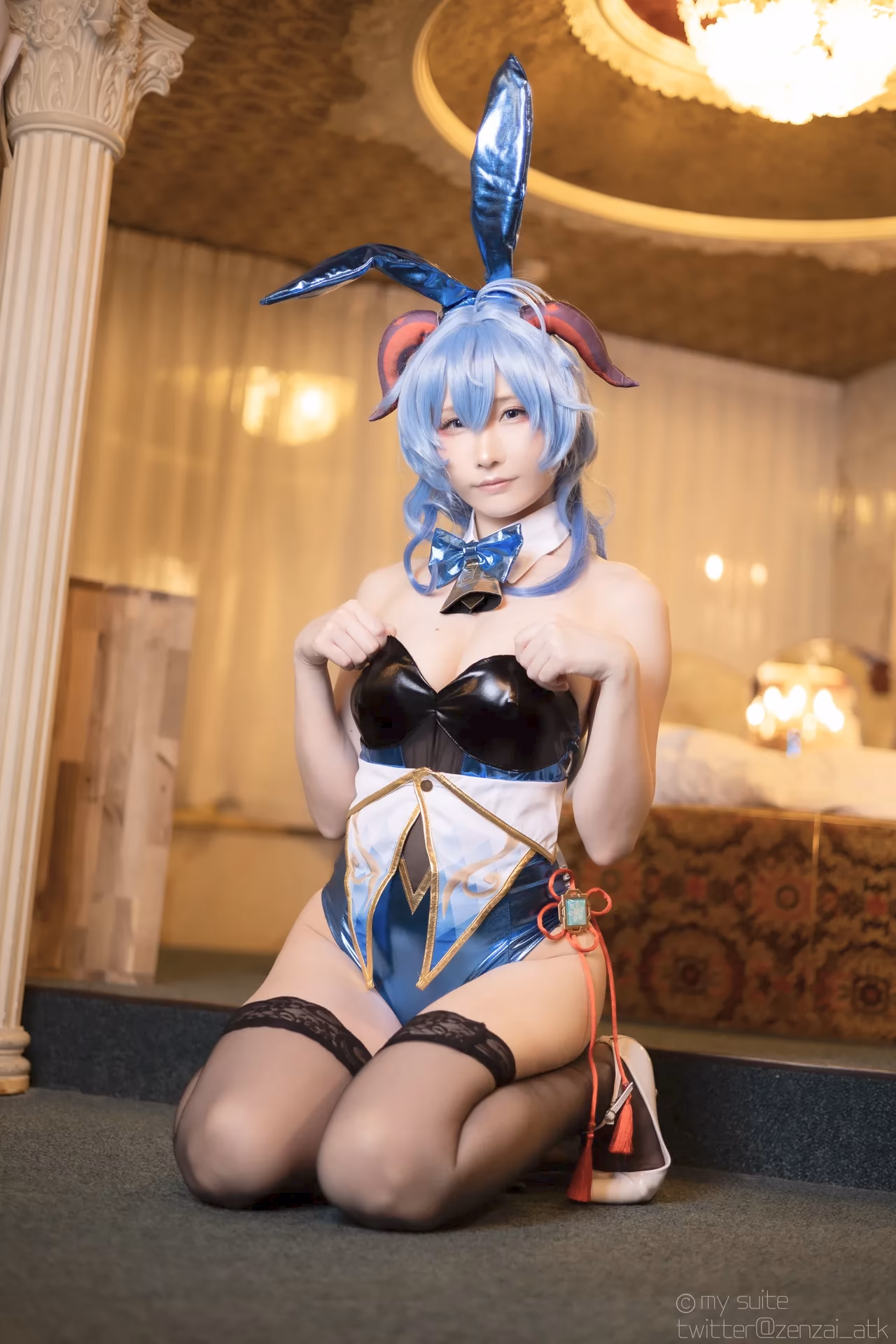 Atsuki as Eula Lawrence, Ganyu, Sangonomiya Kokomi, Nilou, and Yelan — cosplay photo 105 of 381