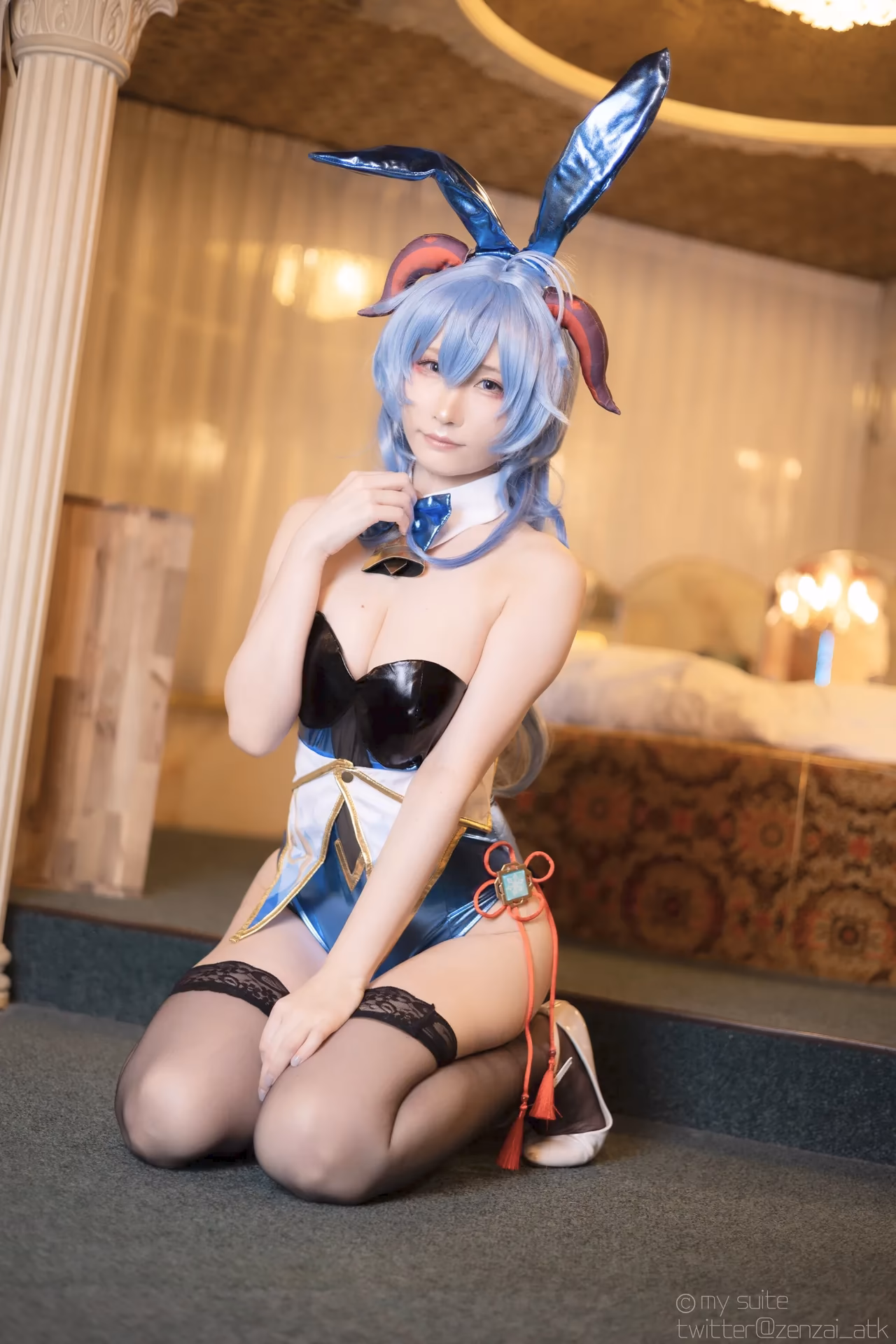 Atsuki as Eula Lawrence, Ganyu, Sangonomiya Kokomi, Nilou, and Yelan — cosplay photo 106 of 381